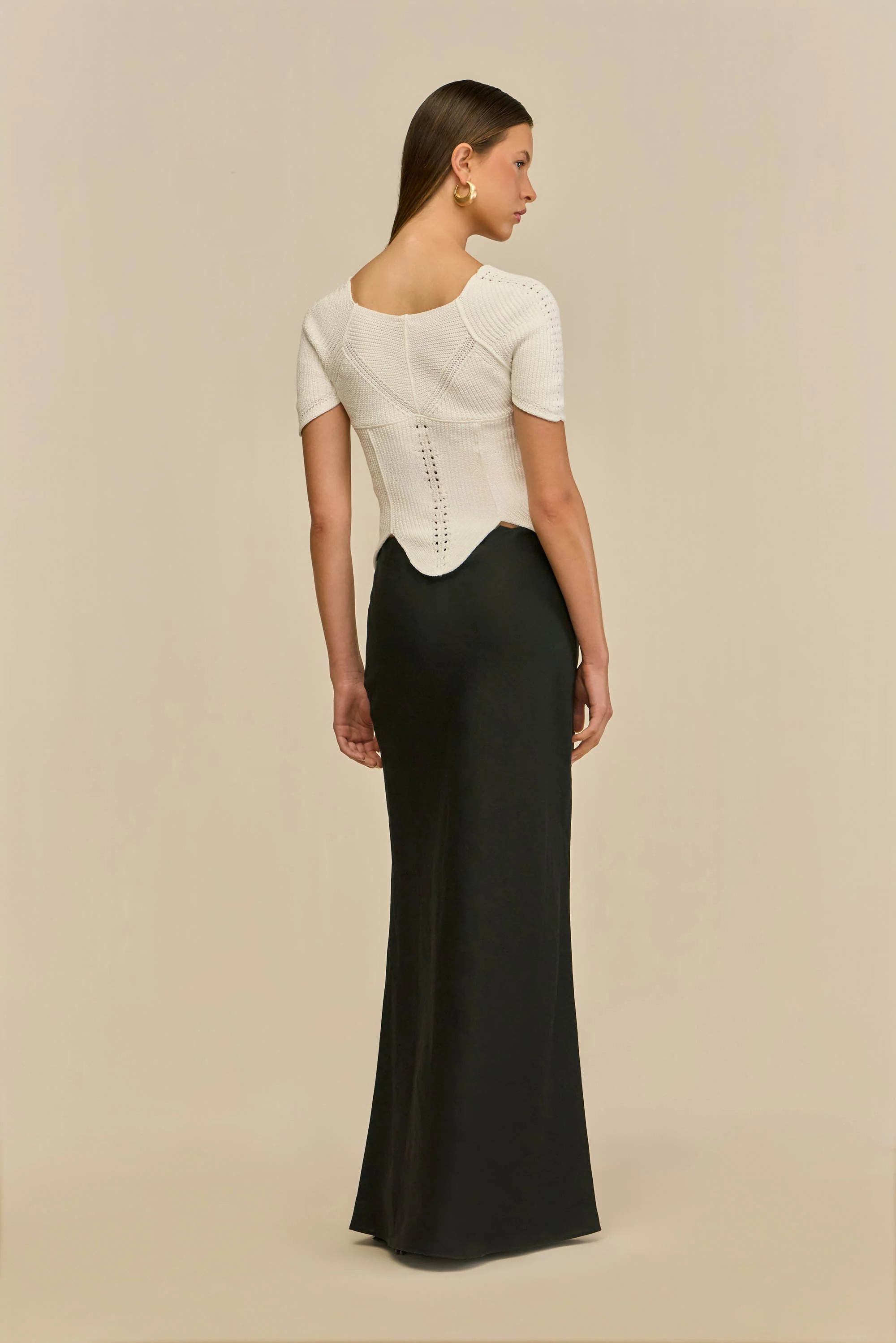 ELIZA KNIT TOP - OFF WHITE - Image 5