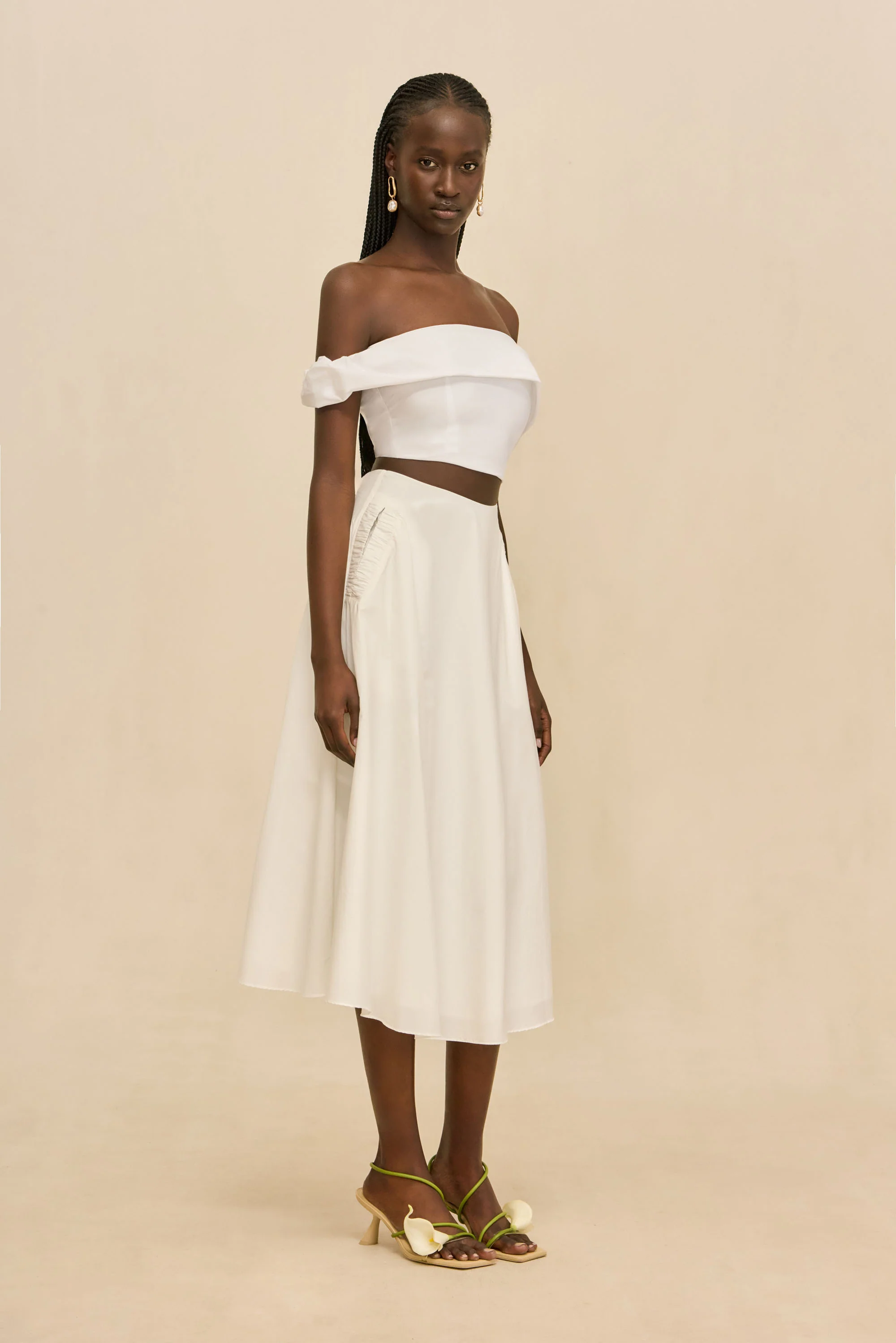 ELY SKIRT - OFF WHITE - Image 3