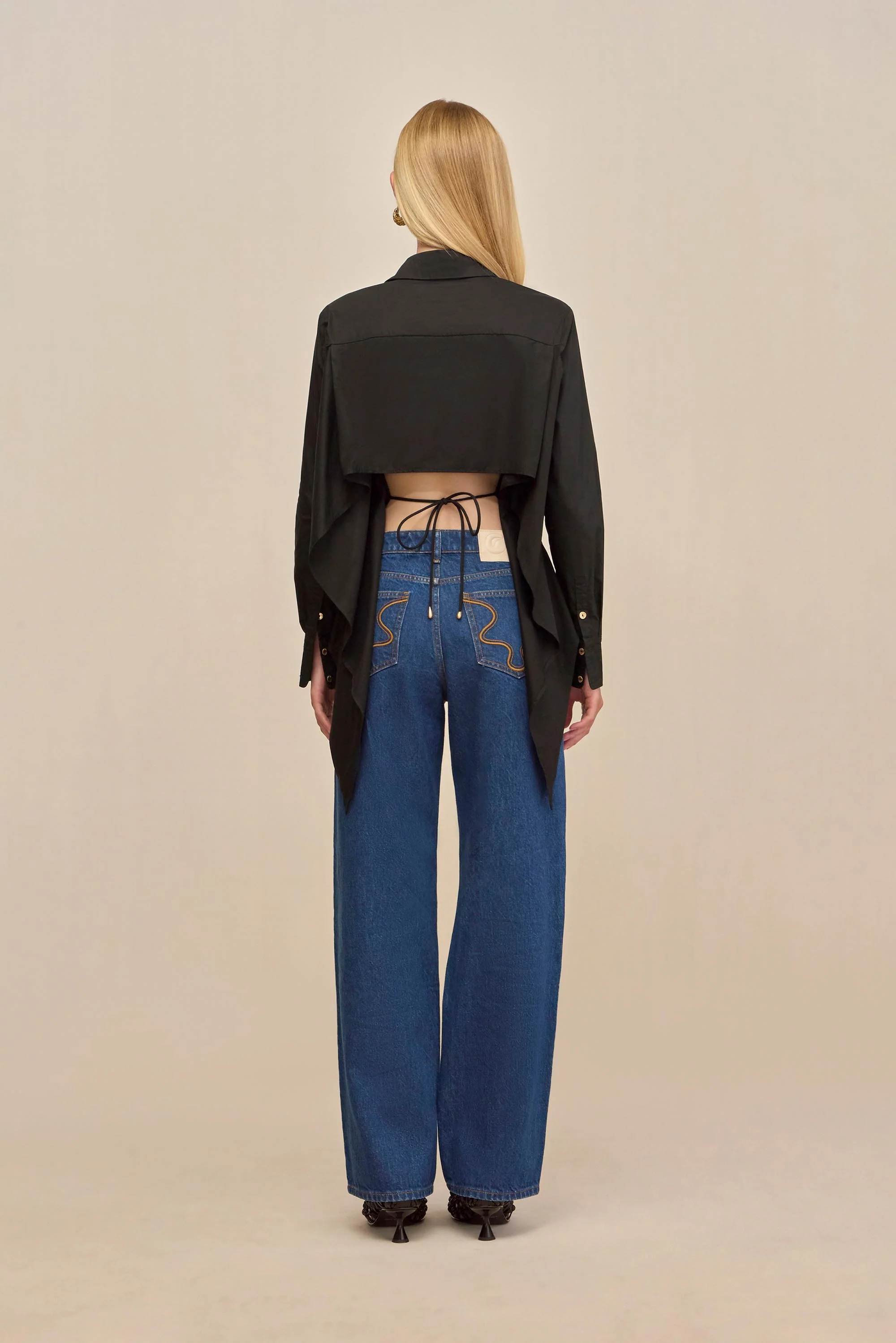 EMELYN TOP - BLACK - Image 4