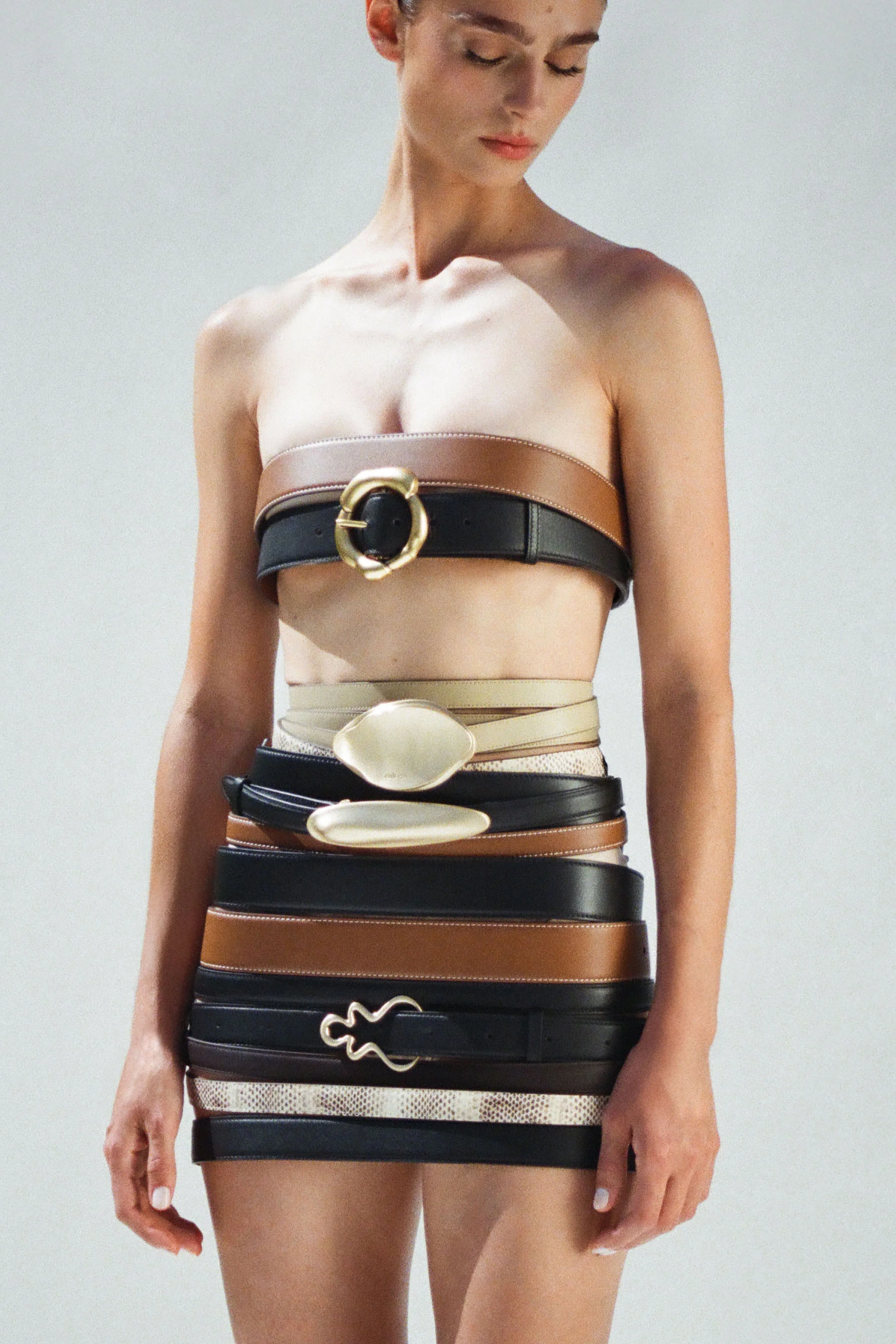 ERIN WRAP BELT - SAND - Image 3