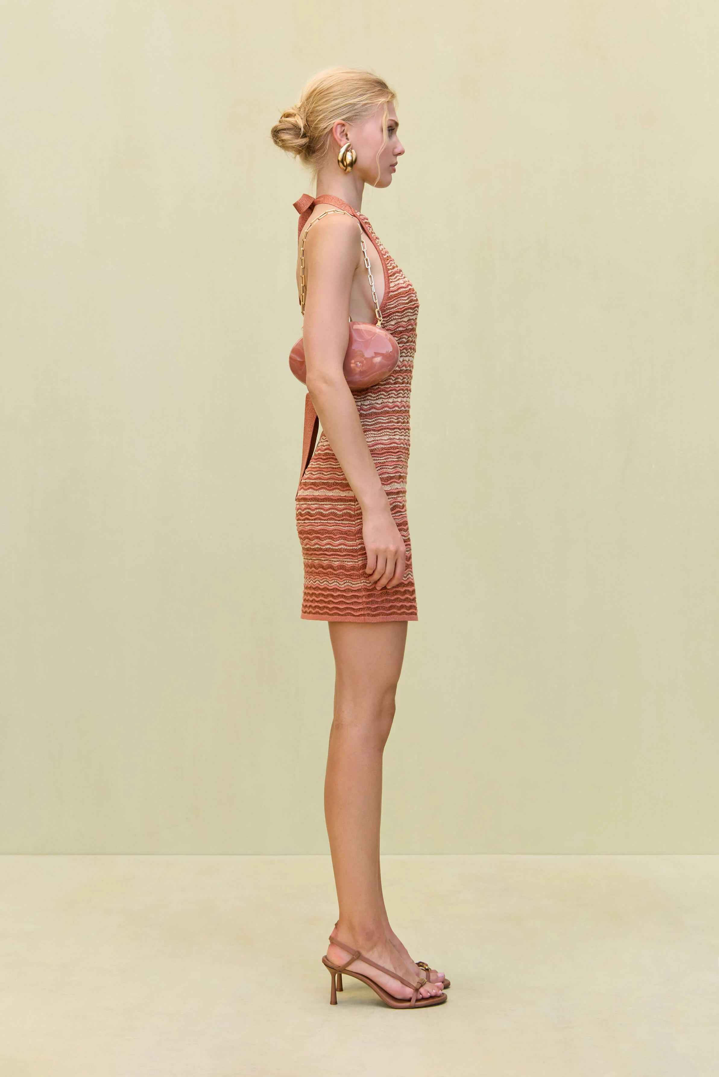 ERINA KNIT DRESS - CORALLO MULTI - Image 6
