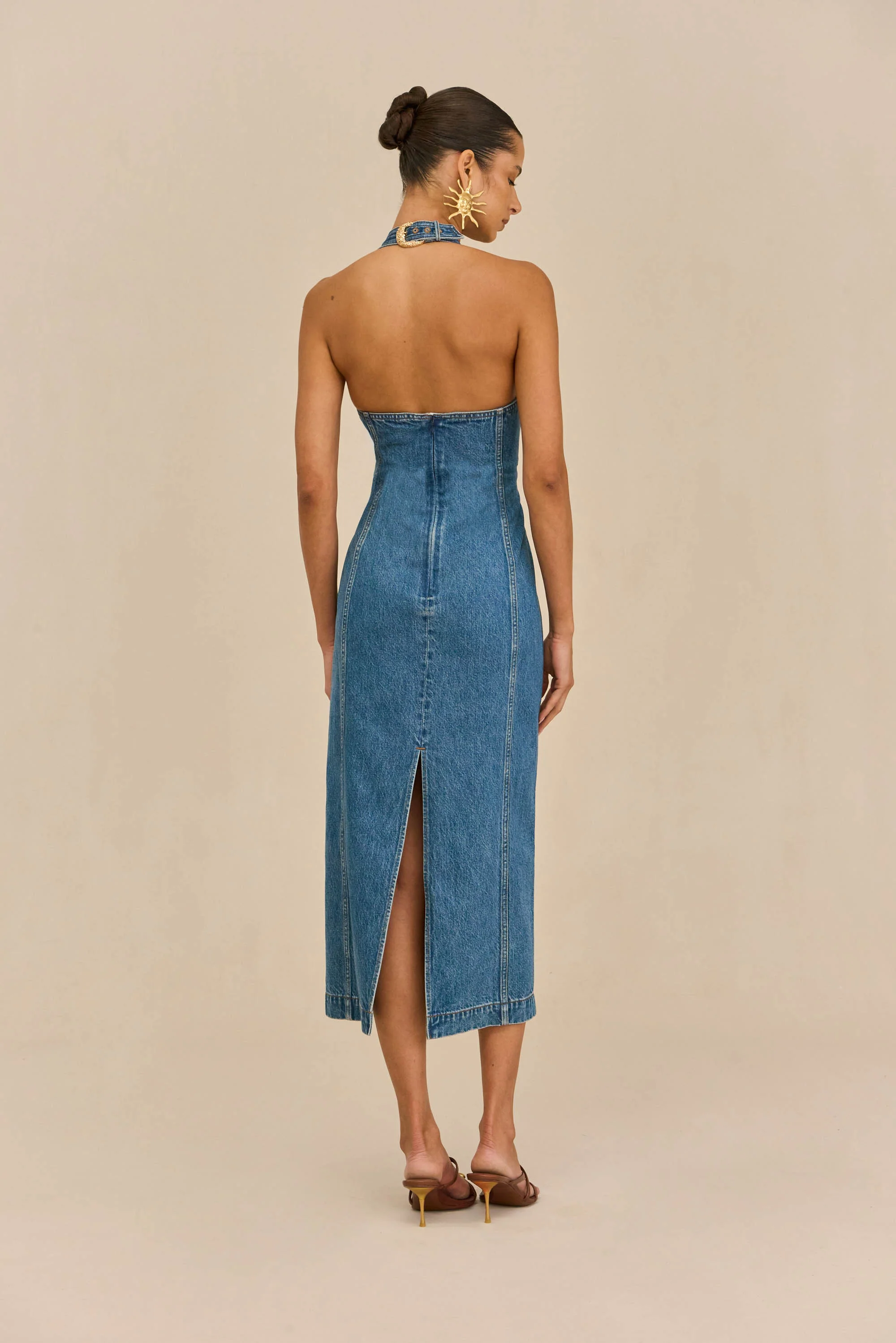 ESTELLE DRESS - STONE WASH - Image 6