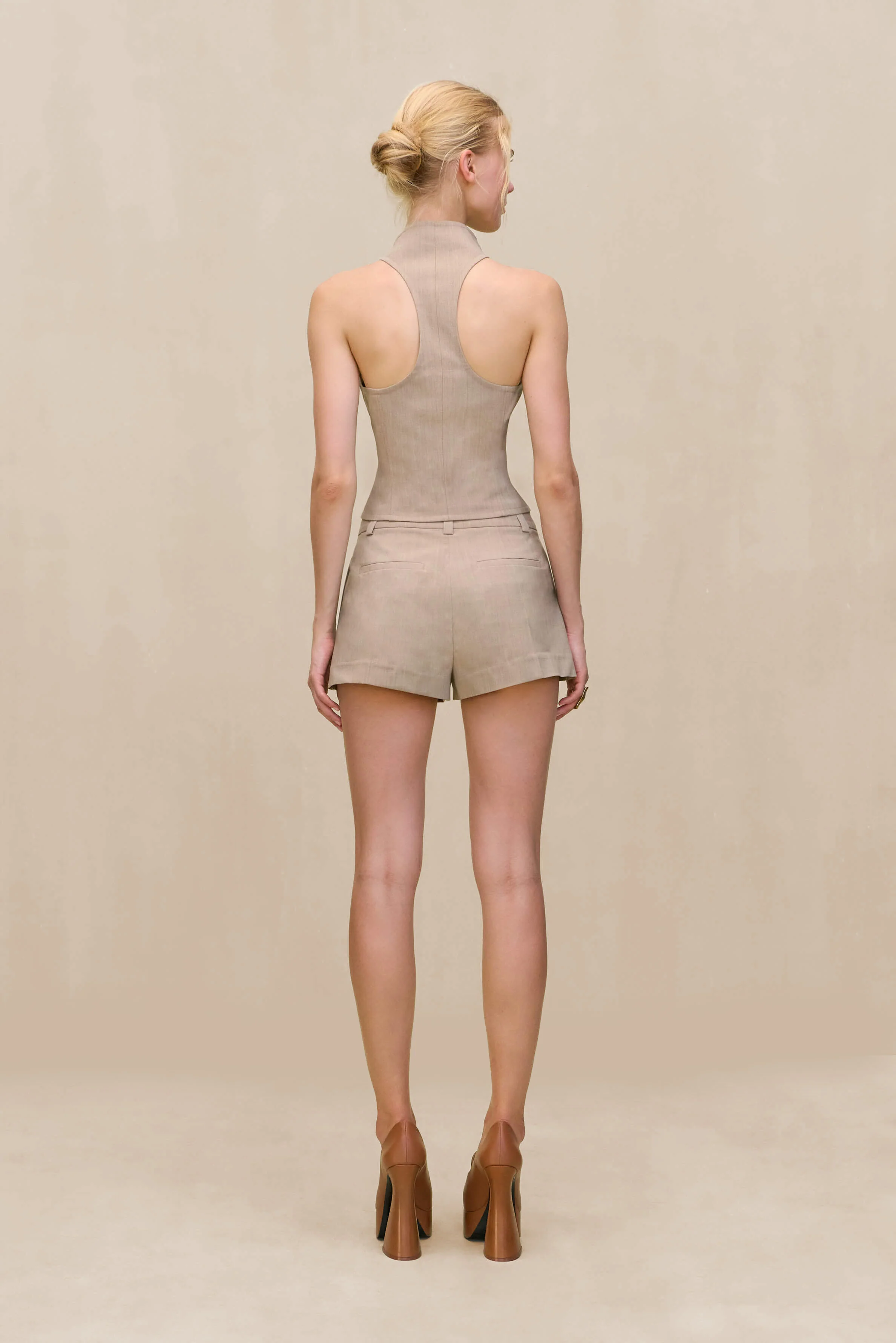 FELICITY SHORT - BEIGE - Image 7