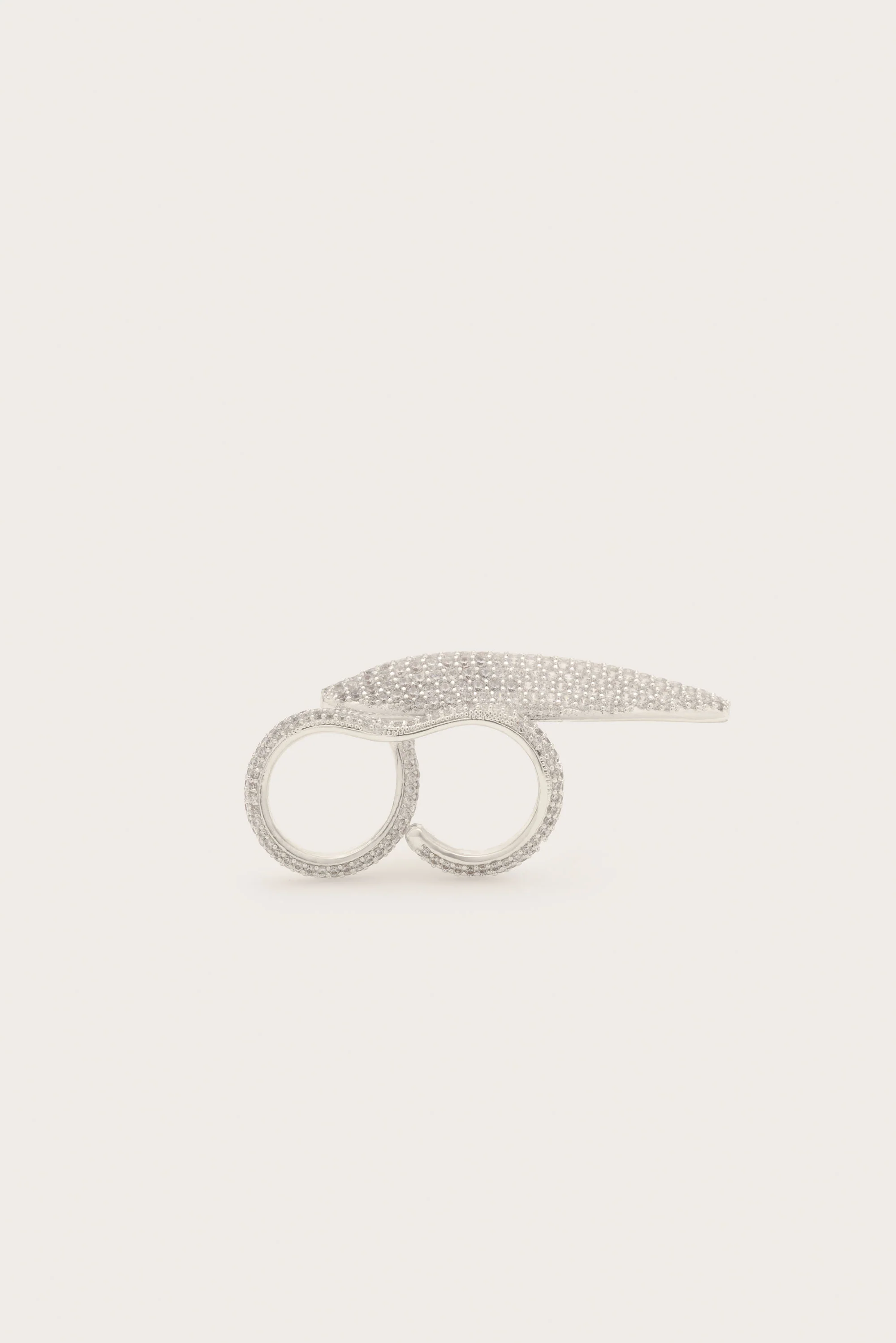 FIORE RHINESTONE RING - CLEAR - Image 4