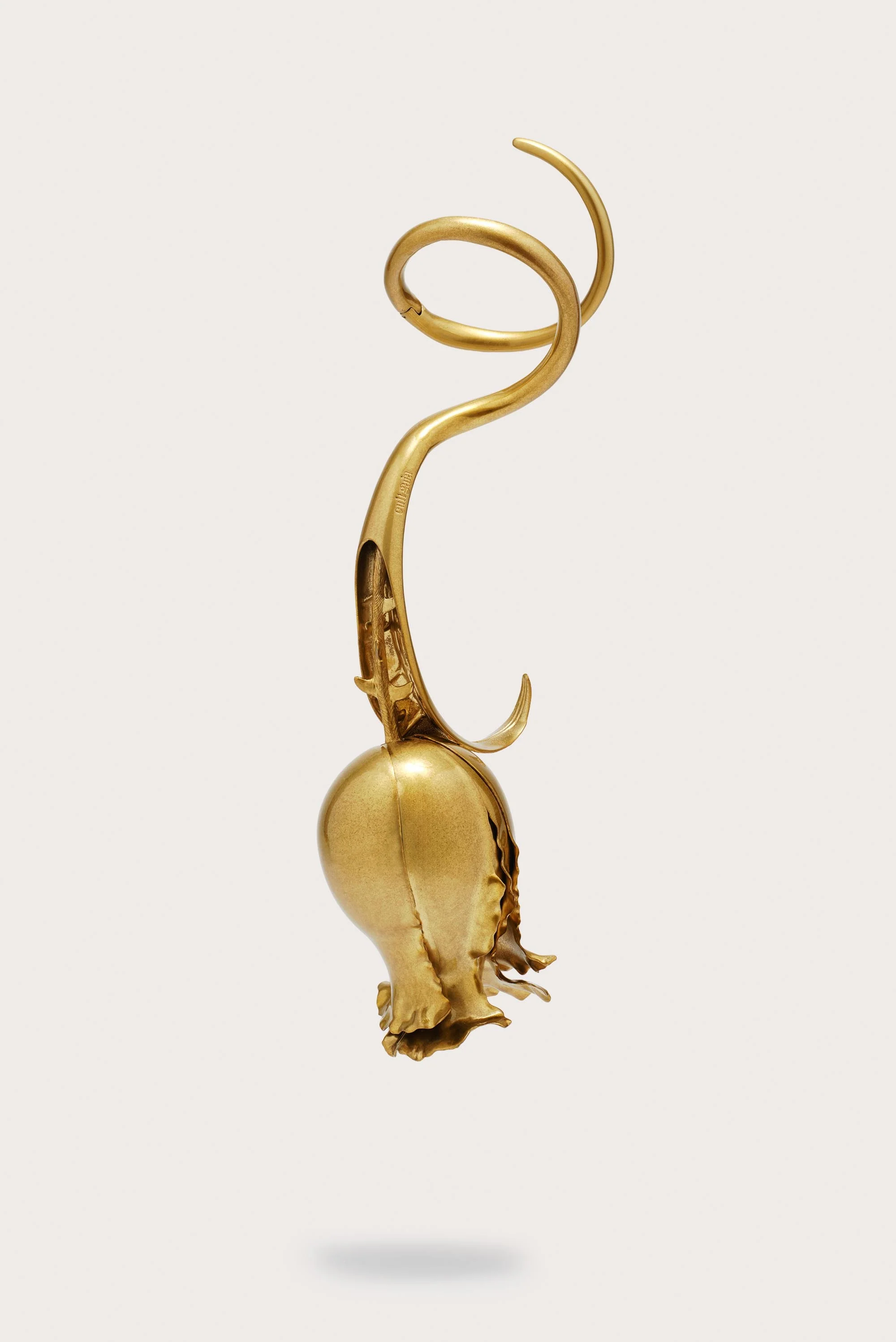 FLORAH CLUTCH - ANTIQUE BRASS - Image 4