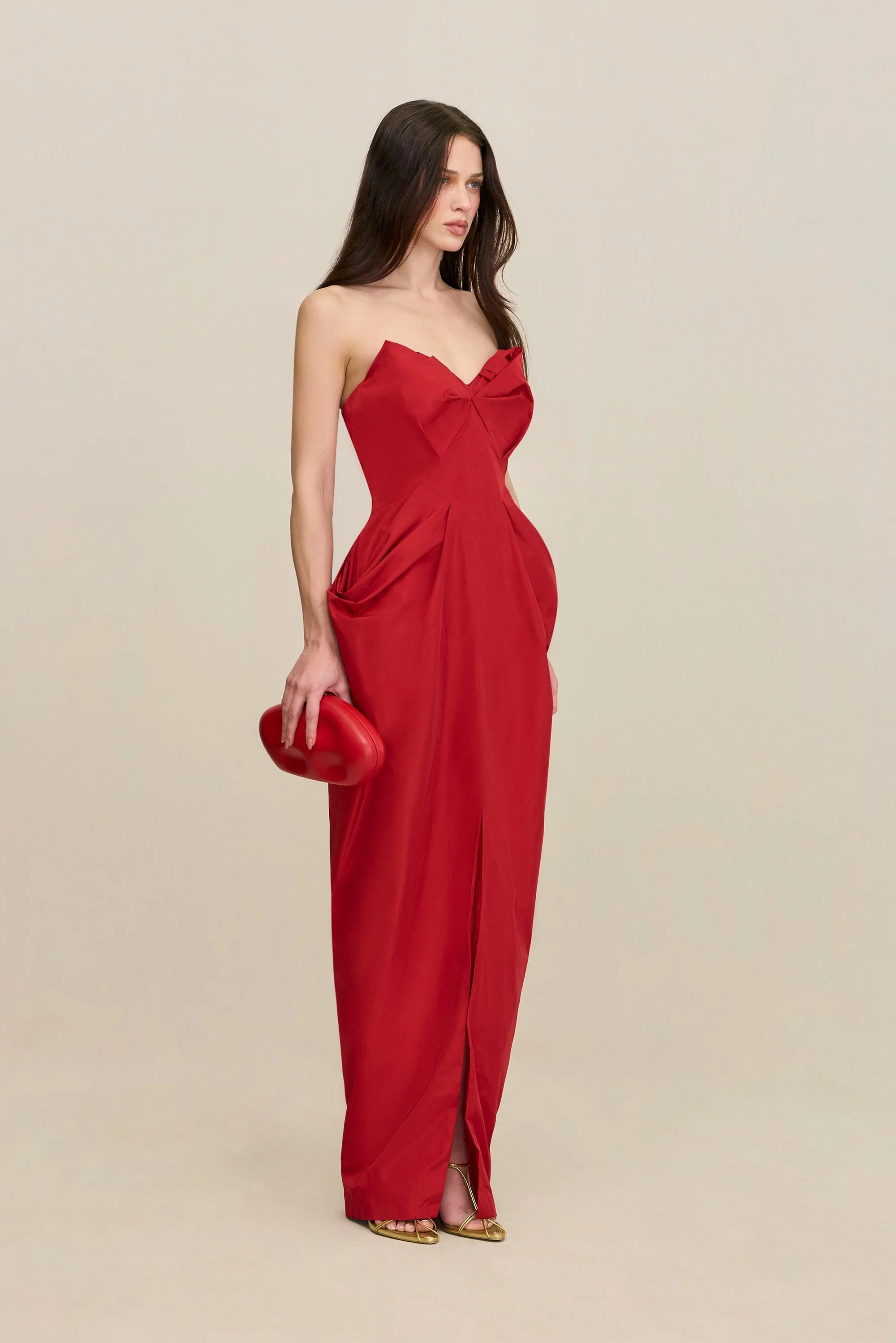 GEMMA GOWN - GARNET - Image 5