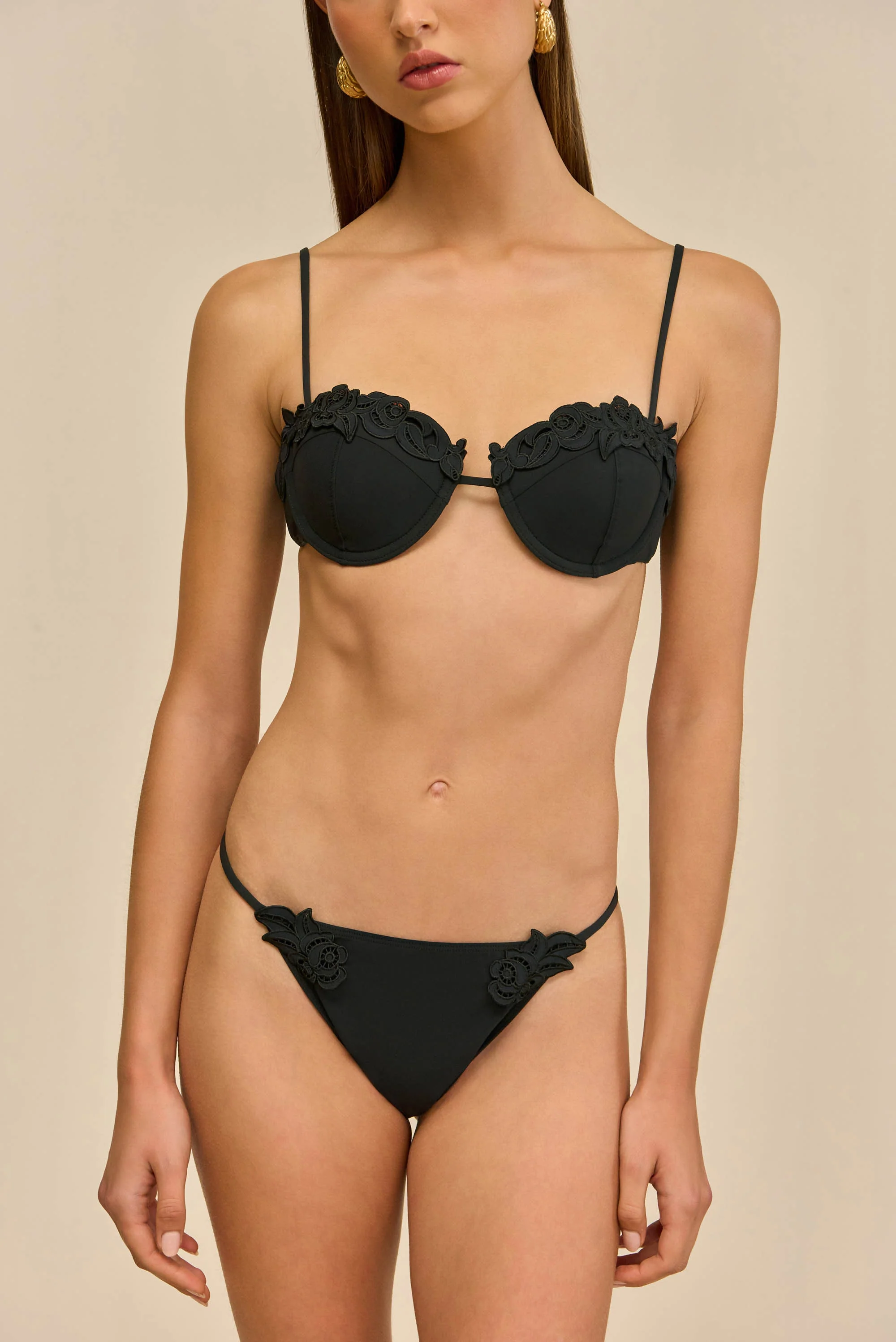 GRETA BIKINI BOTTOM - BLACK - Image 2