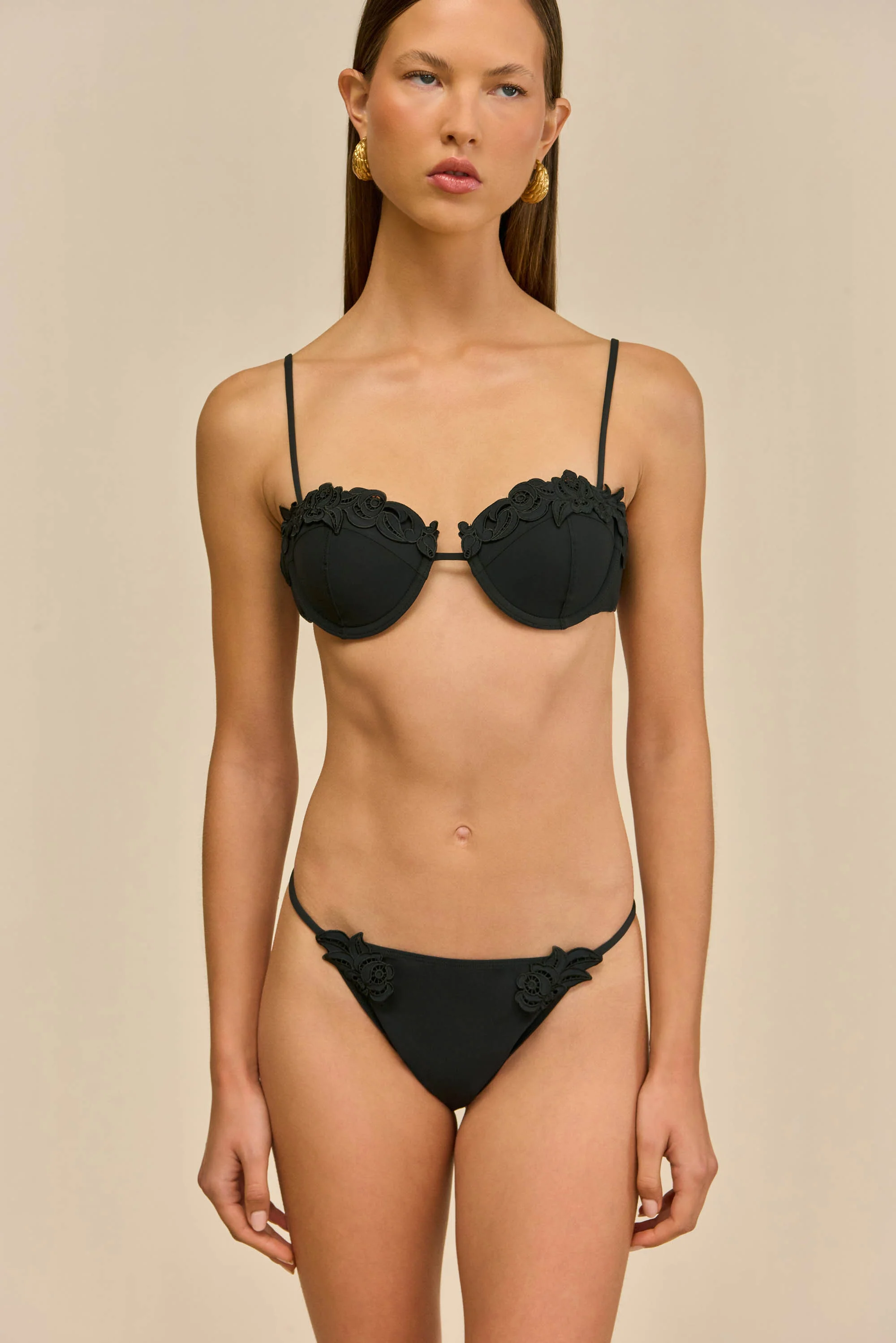 GRETA BIKINI TOP - BLACK - Image 3