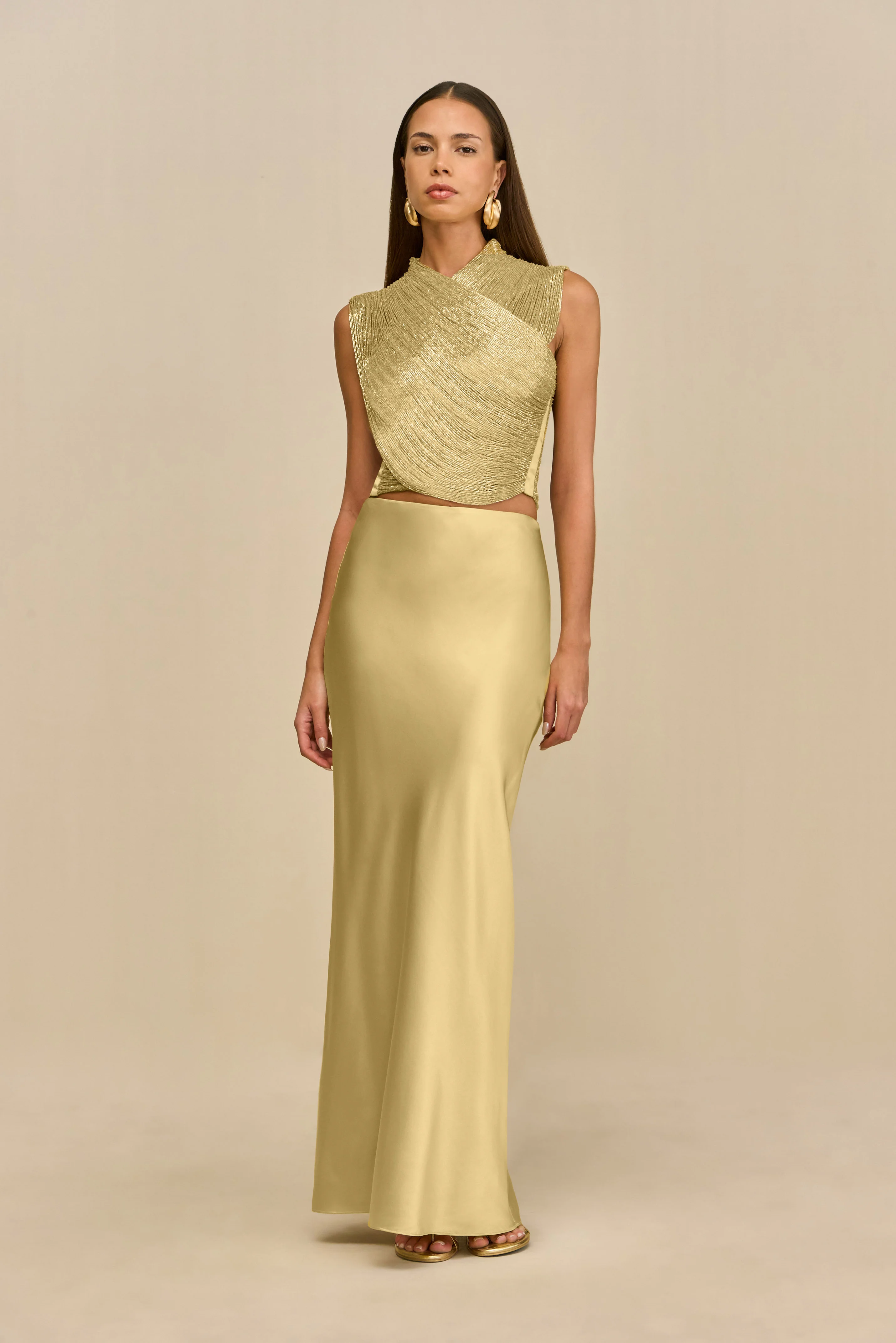 HAISLEY TOP - LIGHT GOLD - Image 5