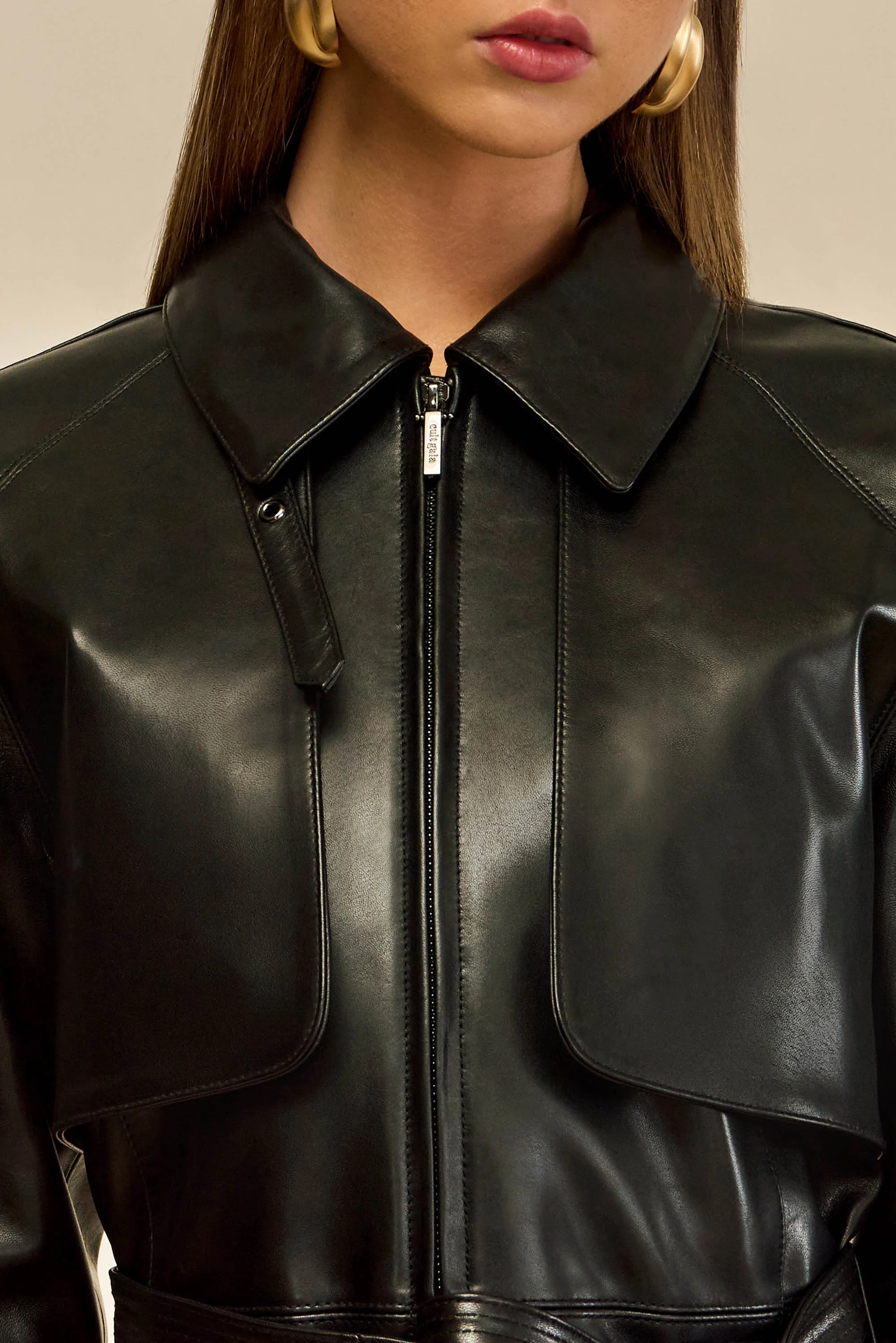 HAMMER TRENCH COAT - BLACK - Image 4