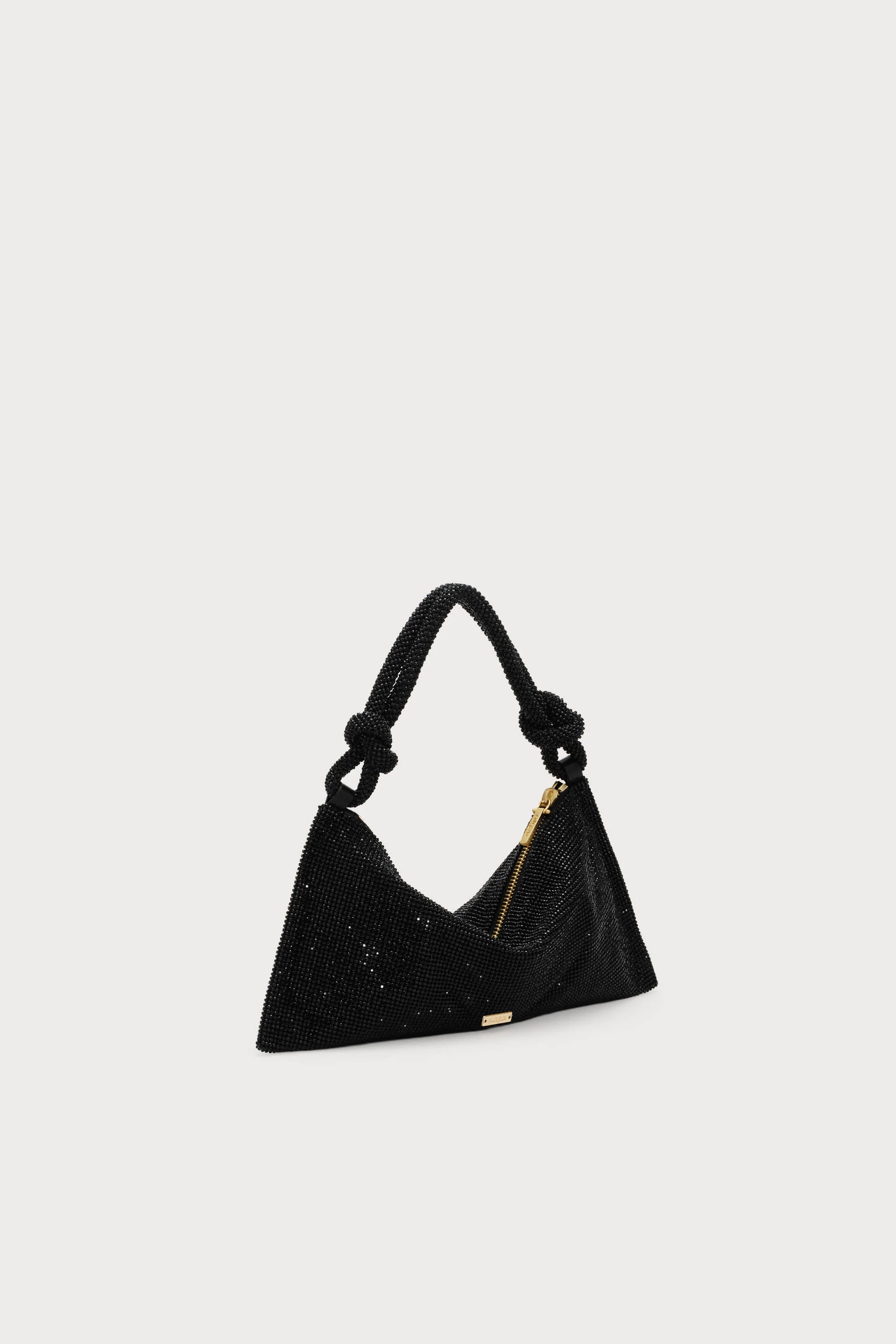 HERA NANO SHOULDER BAG - BLACK RHINESTONE - Image 2