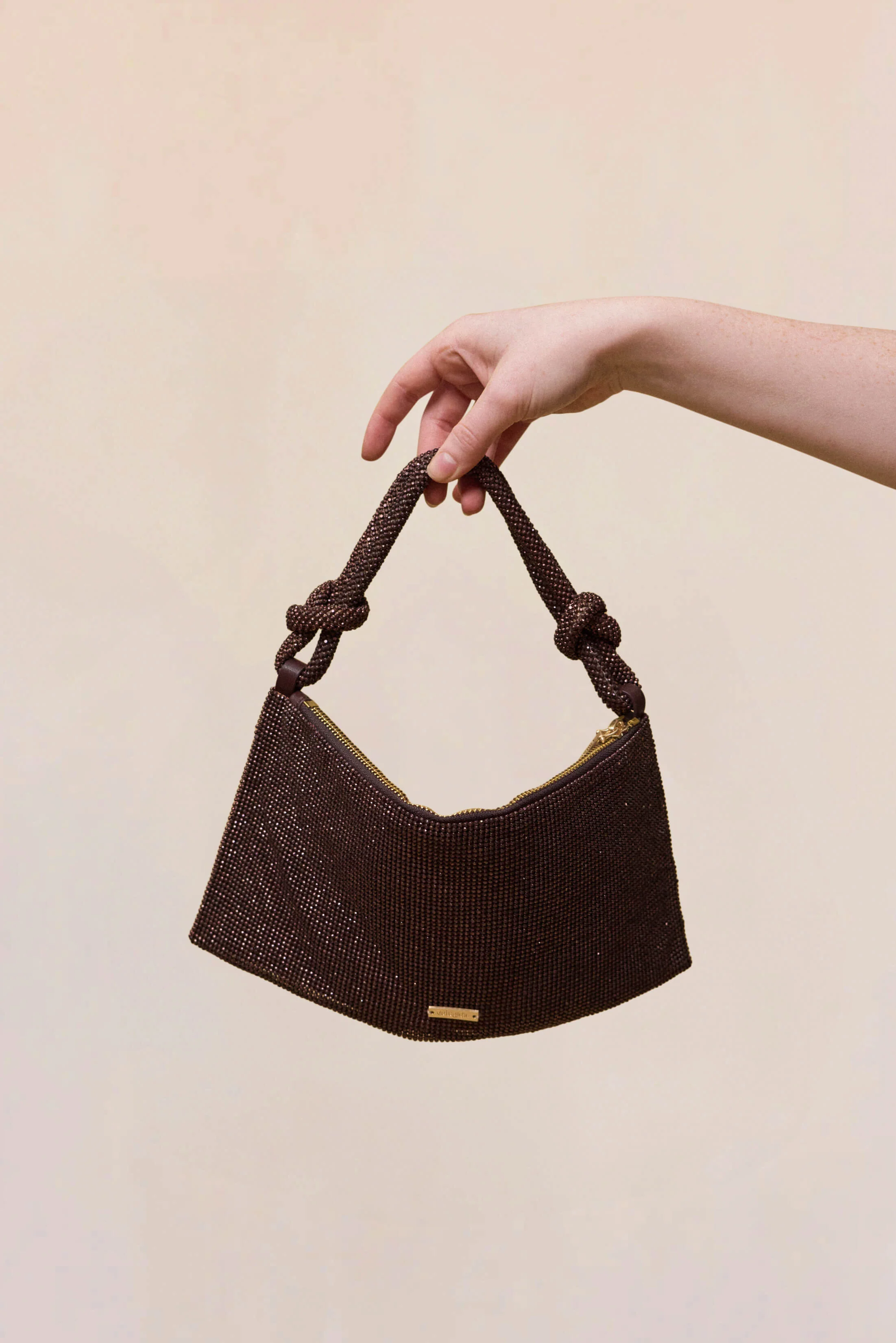 HERA NANO RHINESTONE SHOULDER BAG - JAVA - Image 4