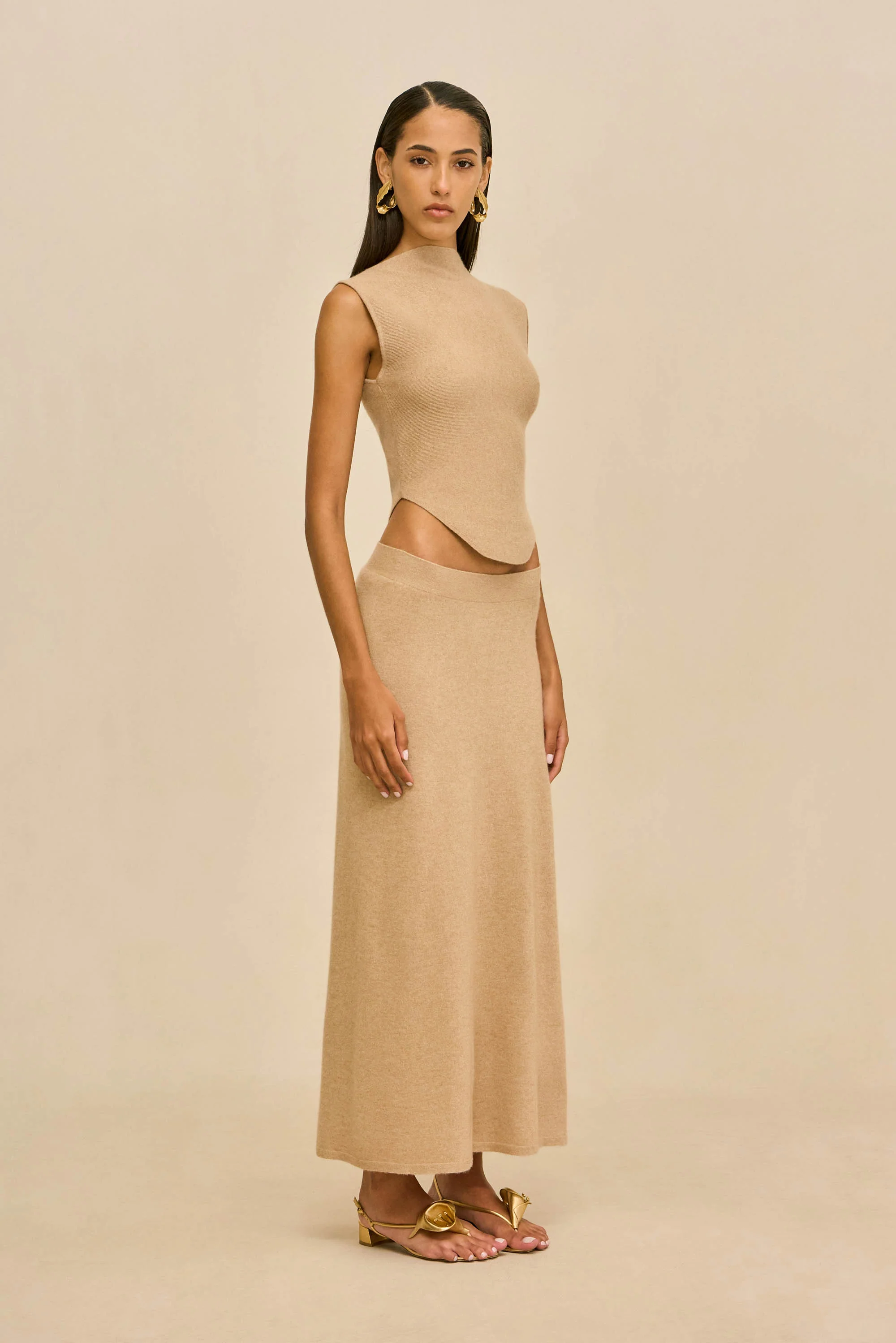 INFINITY SKIRT - SESAME - Image 3