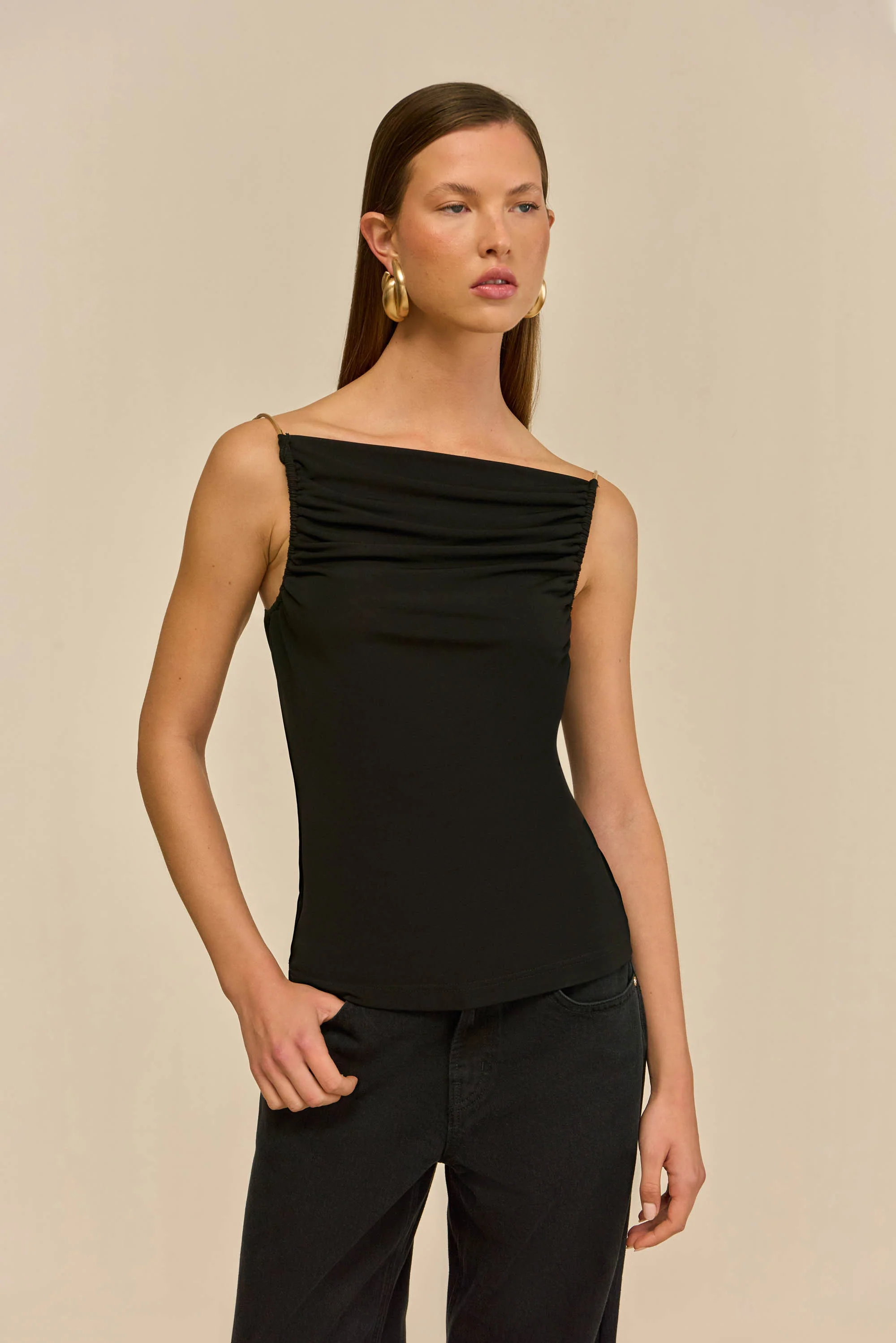 ISIAH TOP - BLACK - Image 2