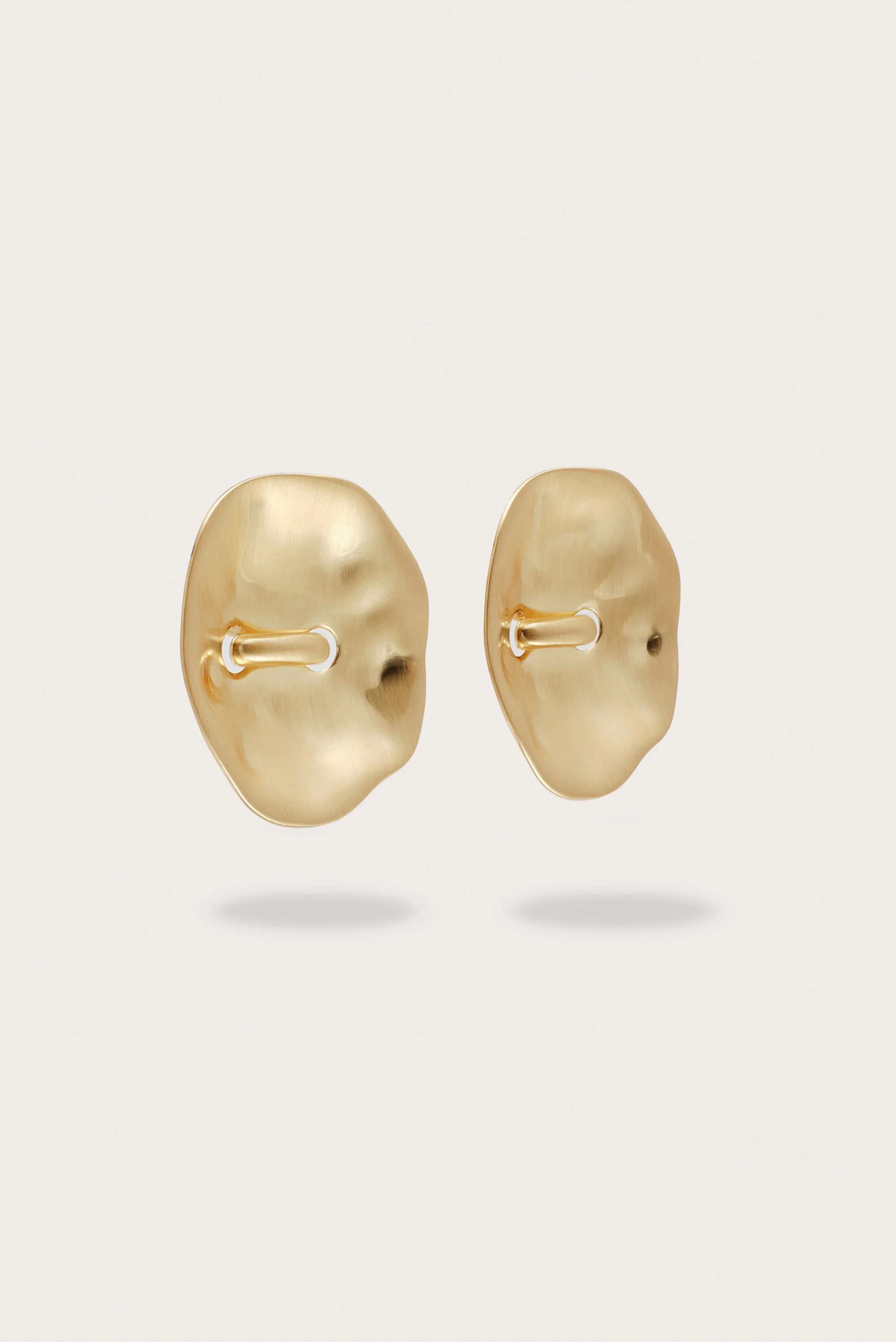IZARA XL EARRING - BRUSHED BRASS - Image 3