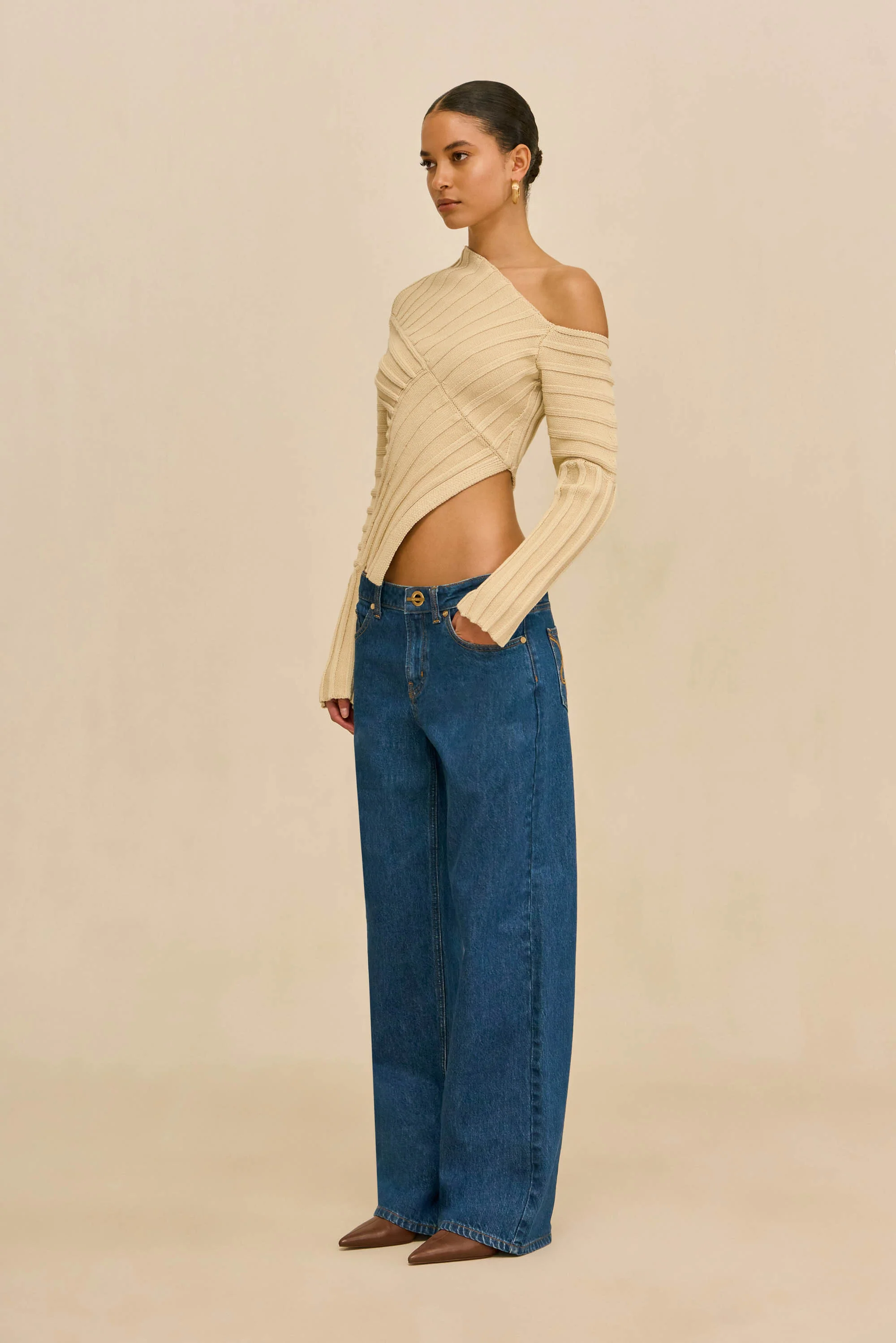 JAIDAN KNIT TOP - BEACH - Image 7