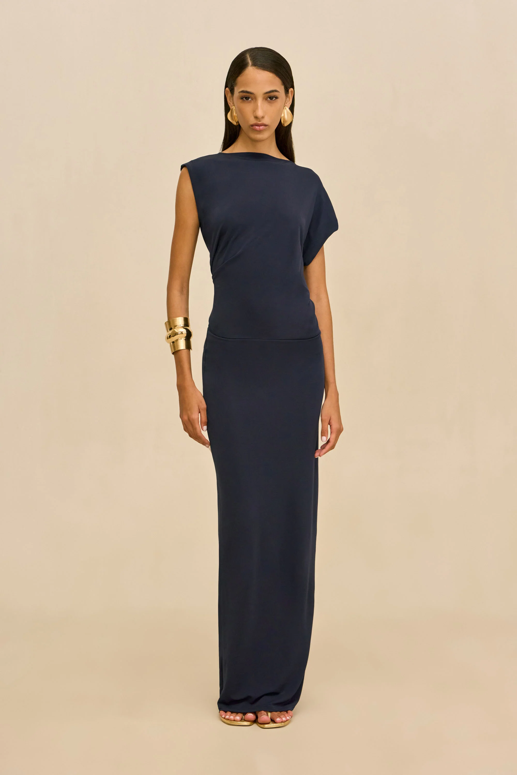 JONA DRESS - DEEP LAKE