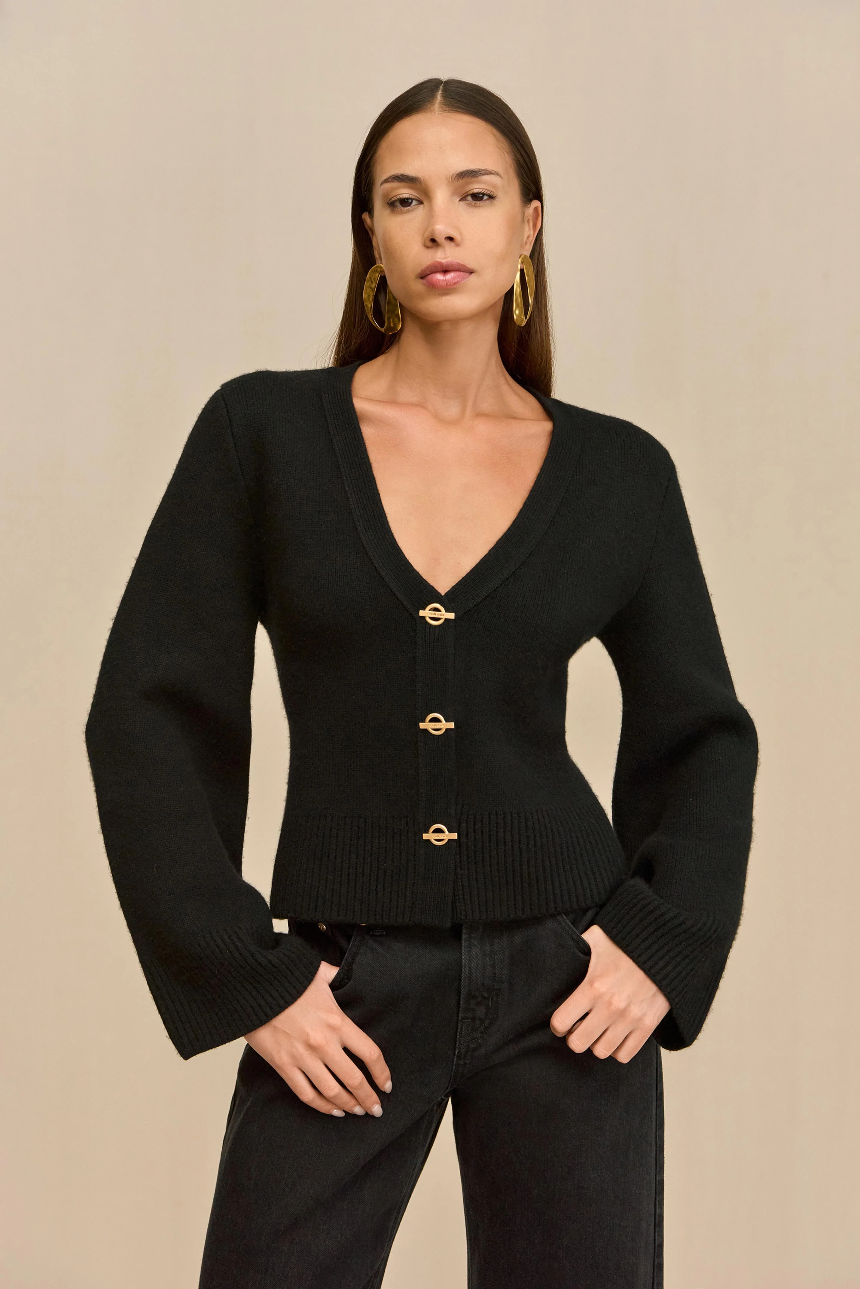 JOS CARDIGAN - BLACK - Image 5