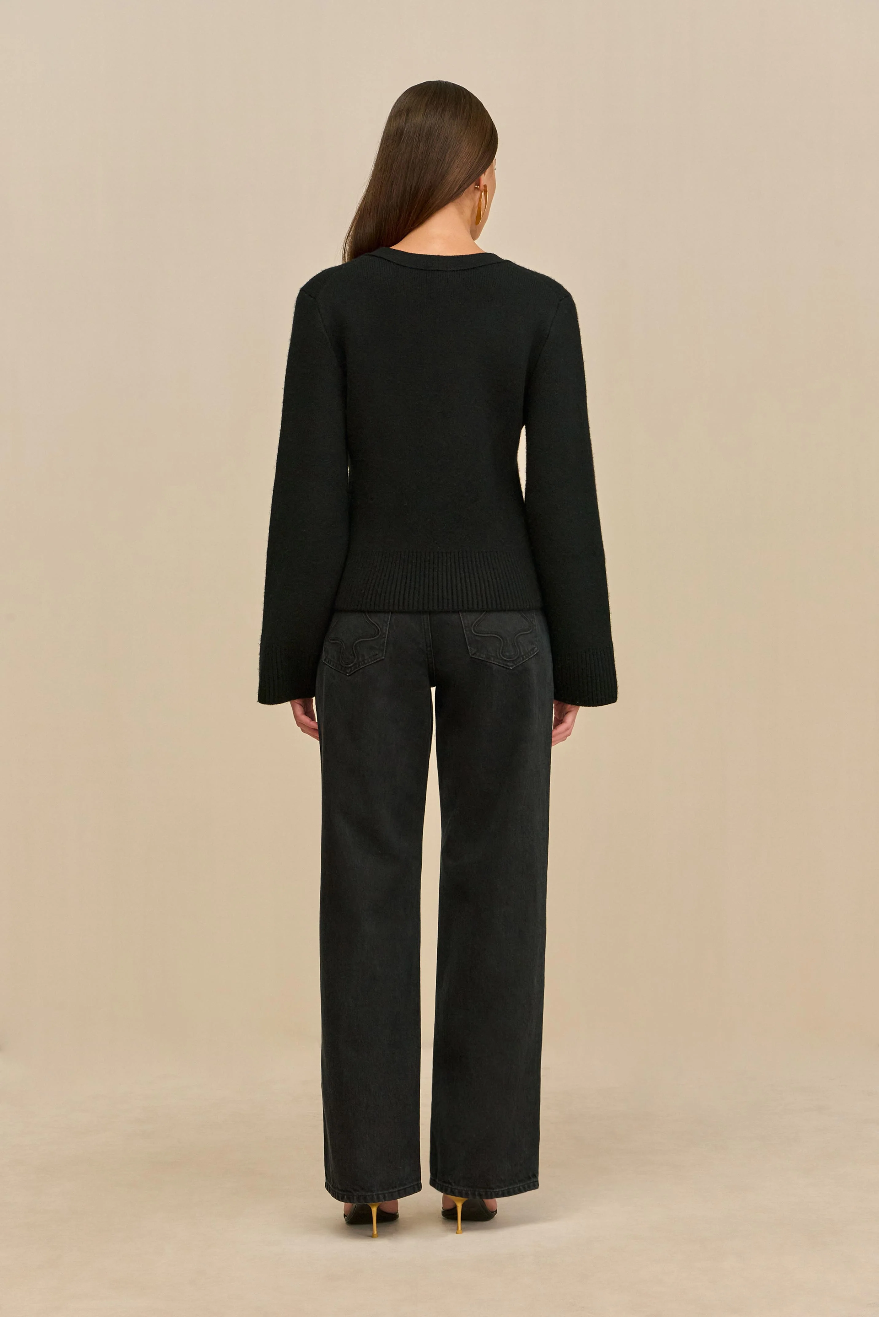 JOS CARDIGAN - BLACK - Image 6