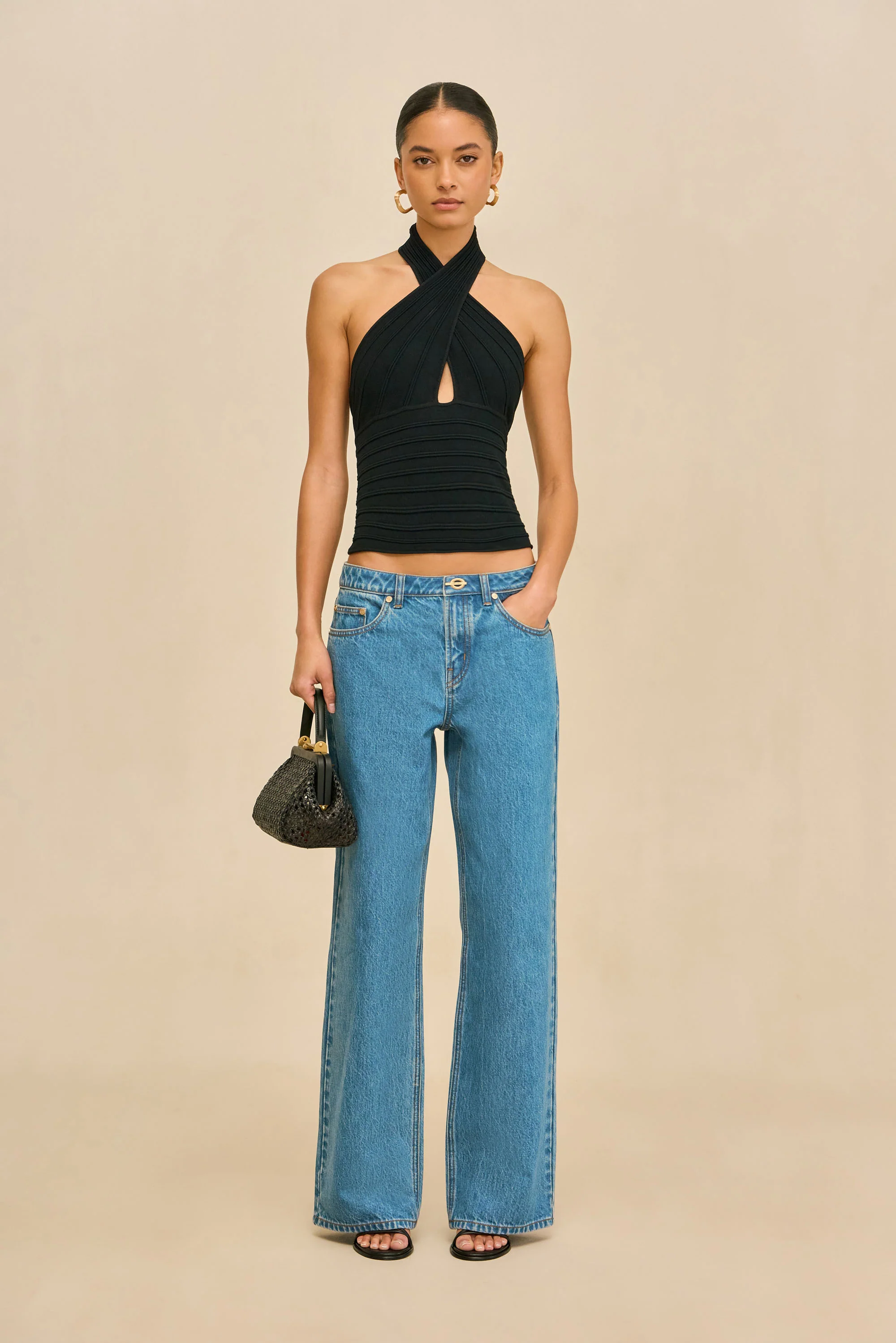 KANTA KNIT TOP - BLACK - Image 4