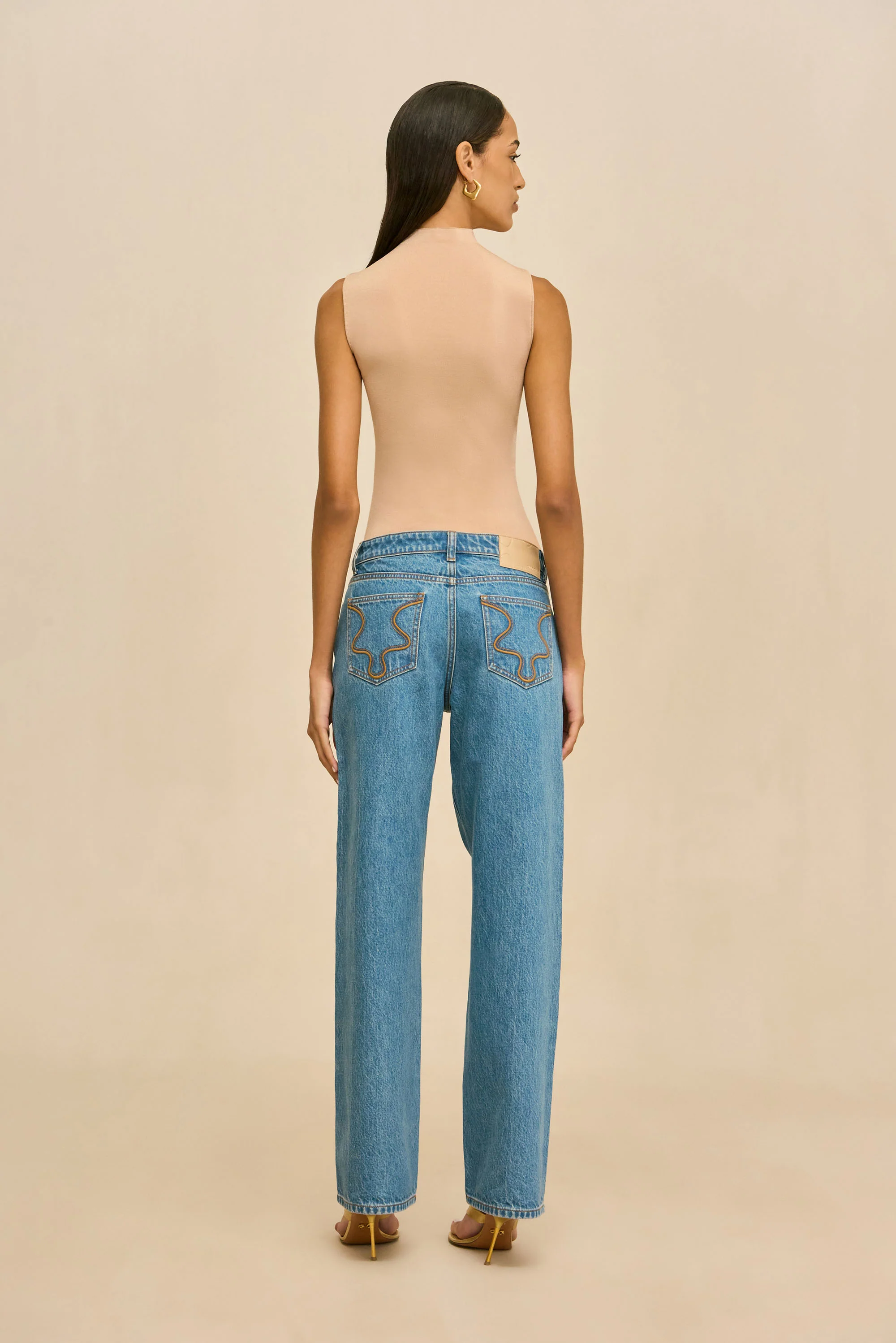 KATHERINE KNIT TOP - SESAME - Image 5