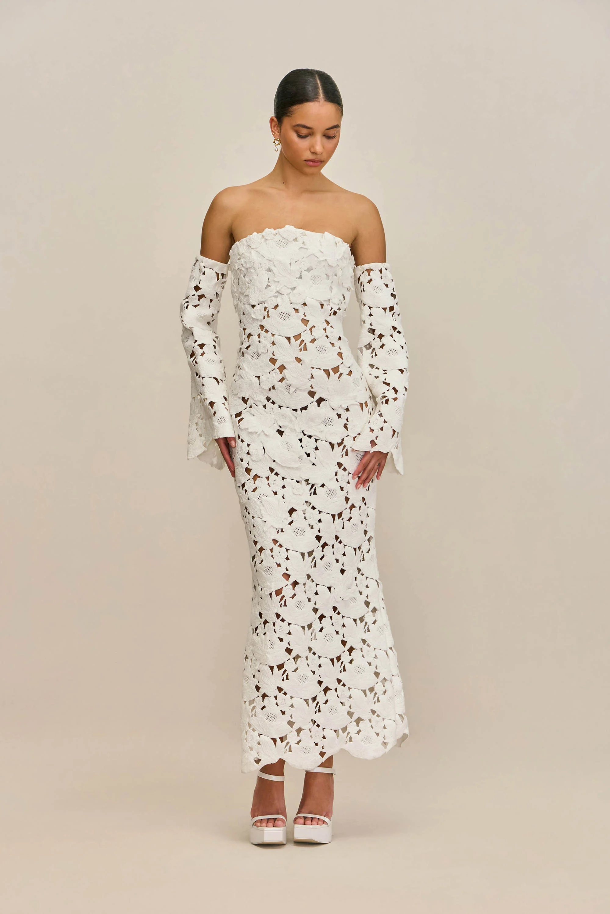 KAYLINA GOWN - OFF WHITE