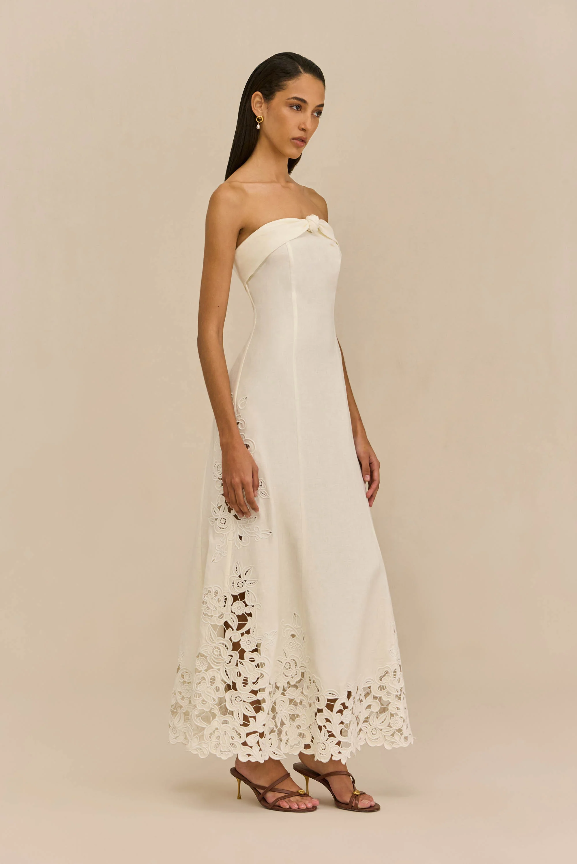 KELLAN DRESS - OFF WHITE - Image 4