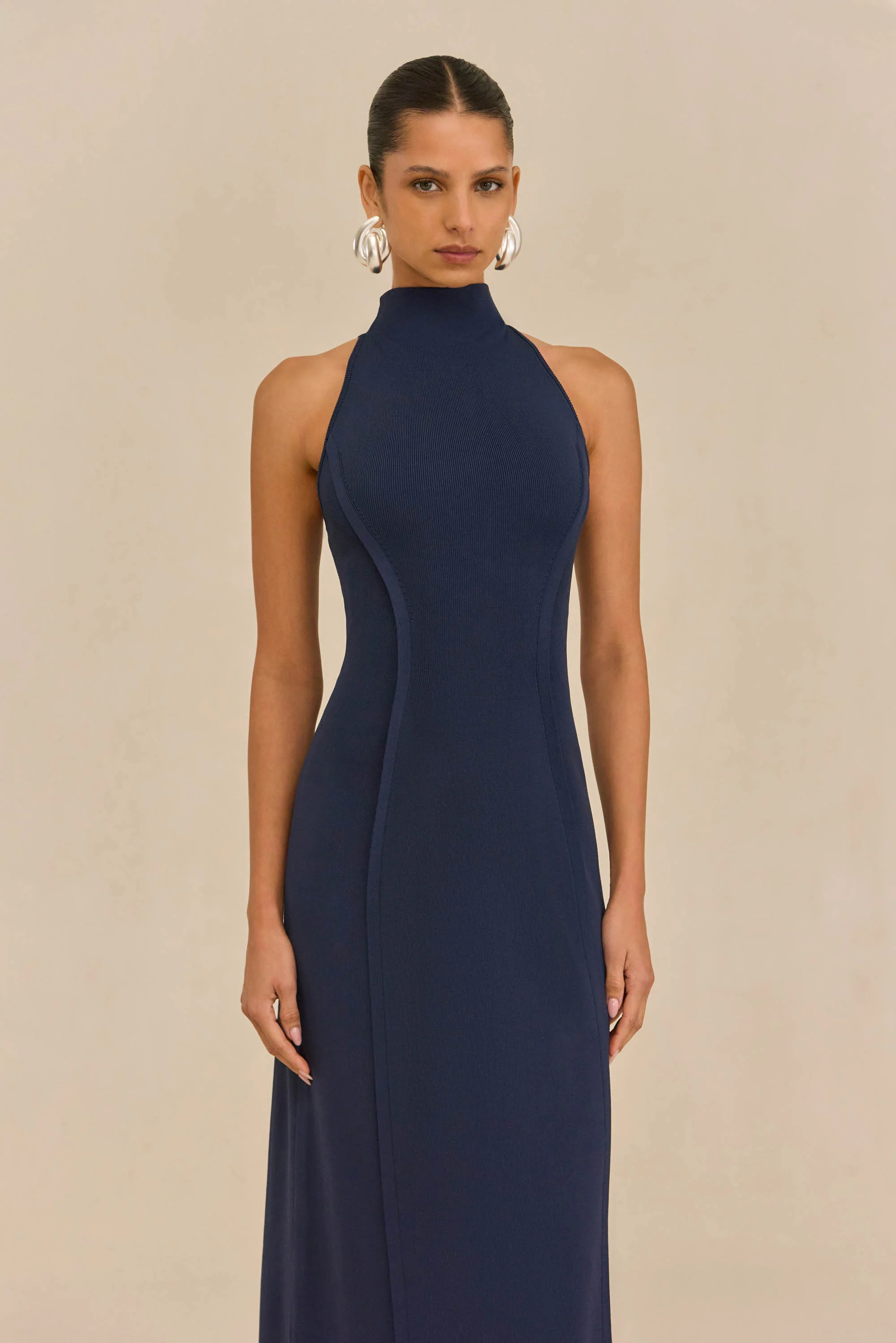 KELLER KNIT DRESS - DEEP LAKE - Image 2