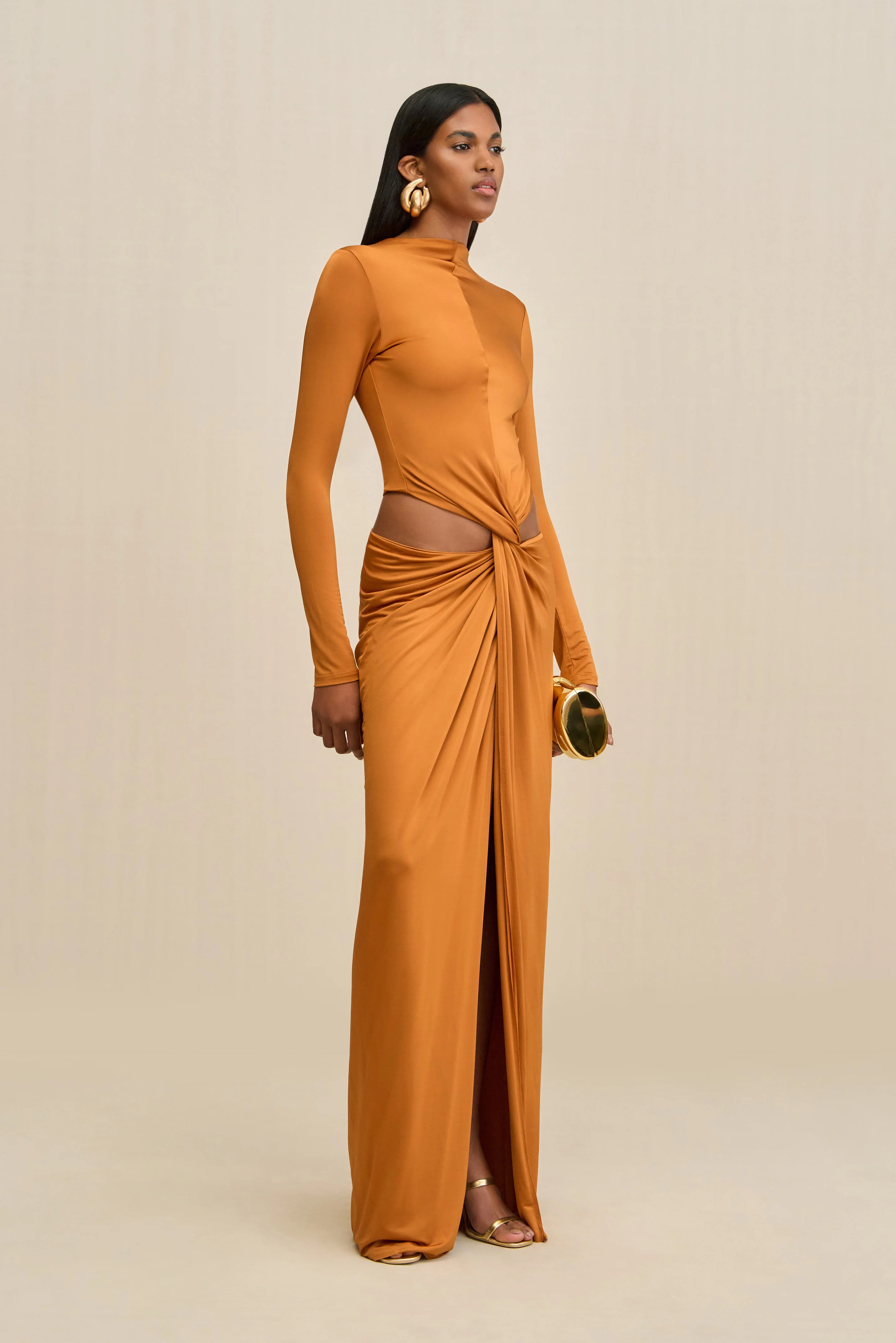 KERI GOWN - BOURBON - Image 3