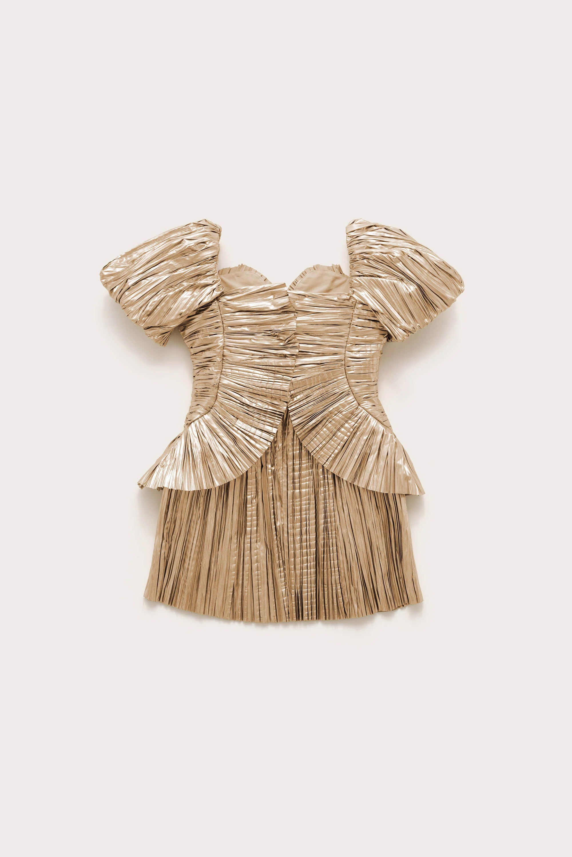 KIDS CHARLIQUE DRESS - GOLD - Image 5