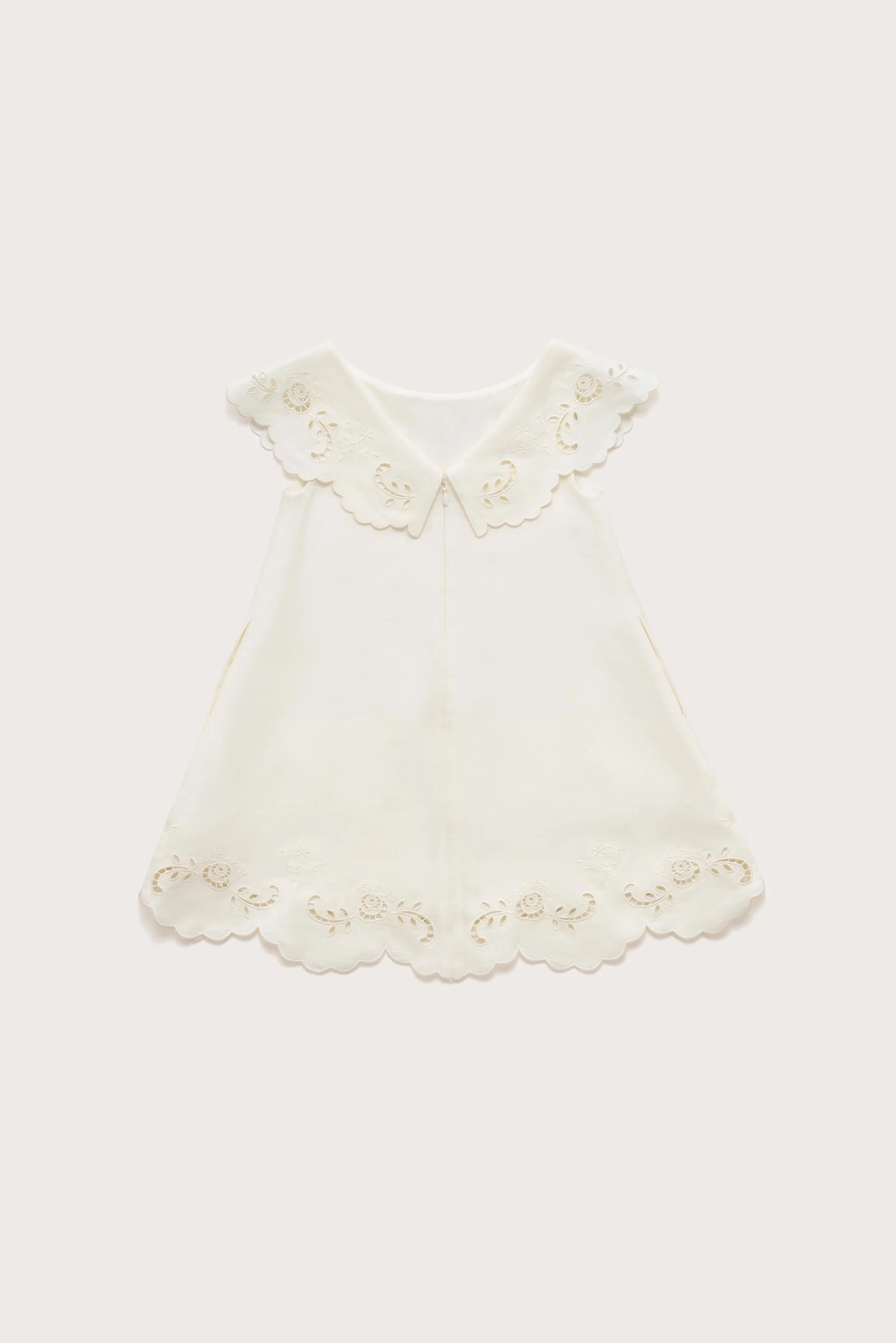 KIDS FRIDLI DRESS - OFF WHITE - Image 4