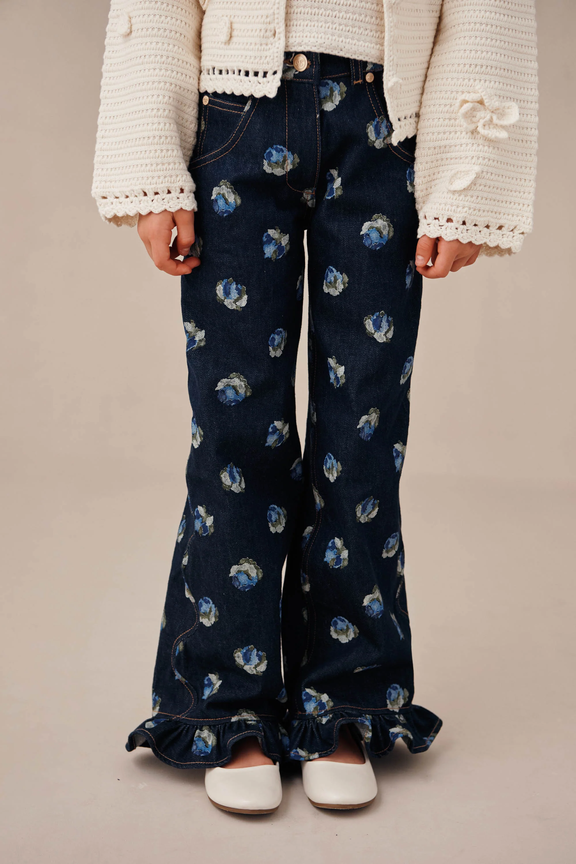 KIDS MARGERIE PANT - SMALL FLORAL BREEZE - Image 3