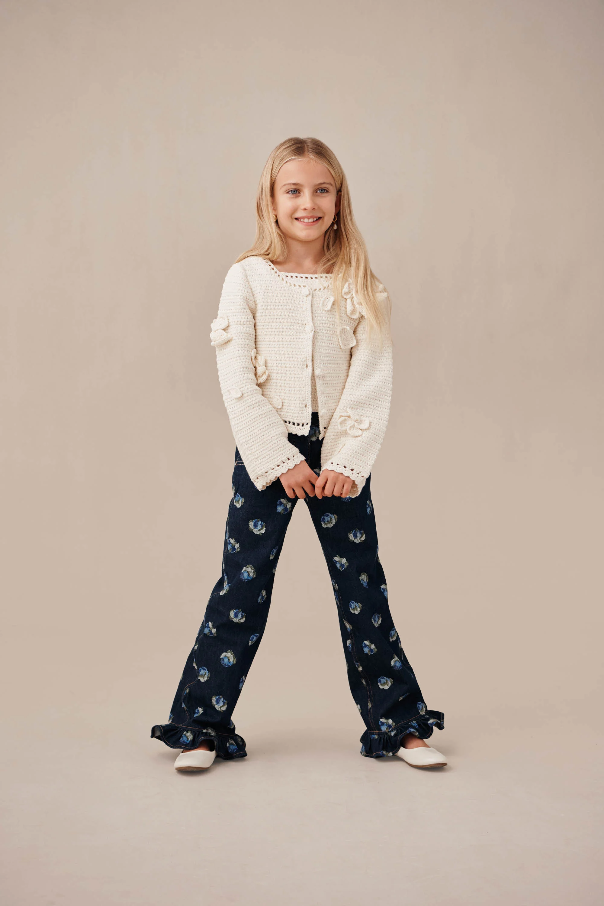 KIDS MARGERIE PANT - SMALL FLORAL BREEZE - Image 4