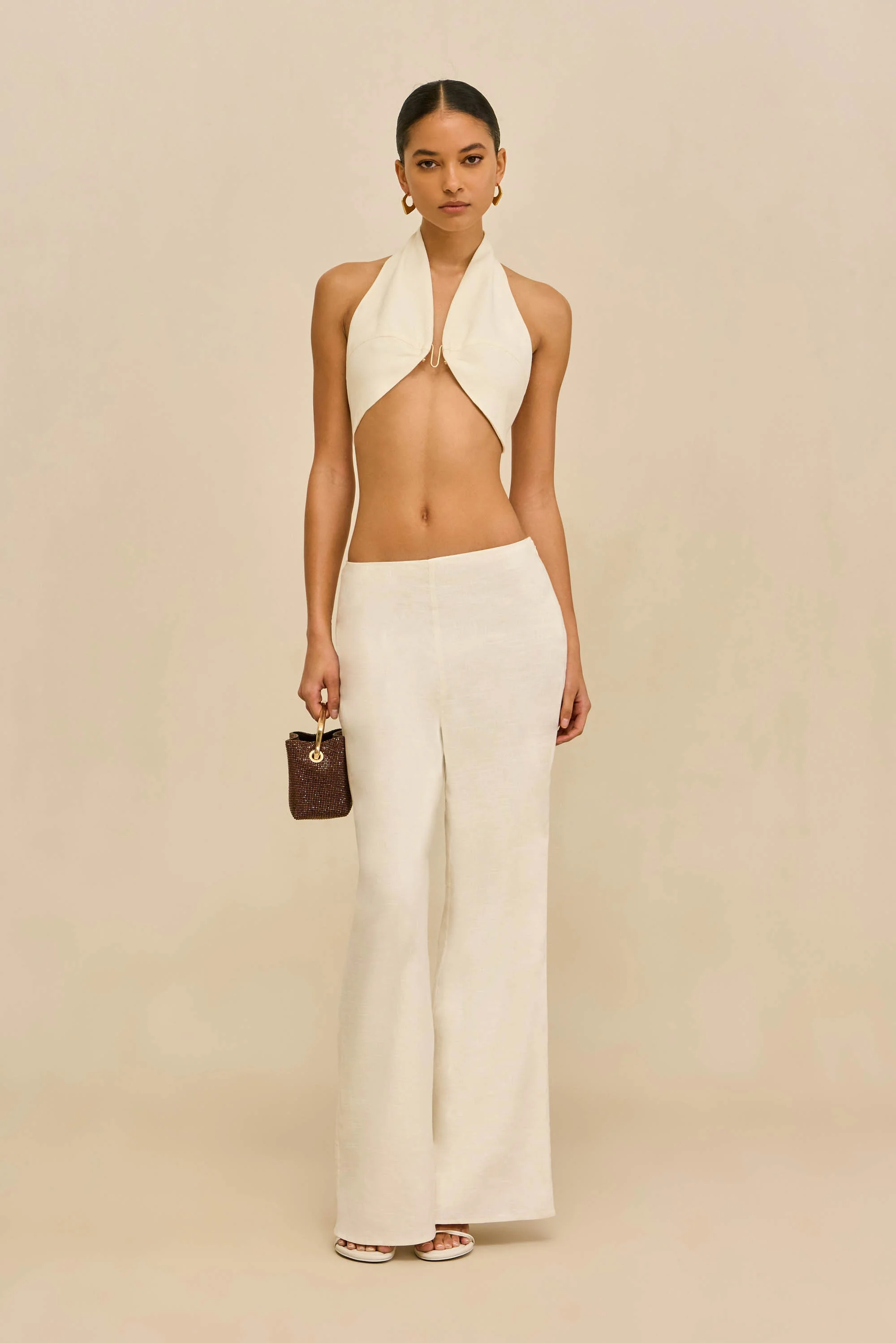 KORA PANT - OFF WHITE LINEN - Image 3