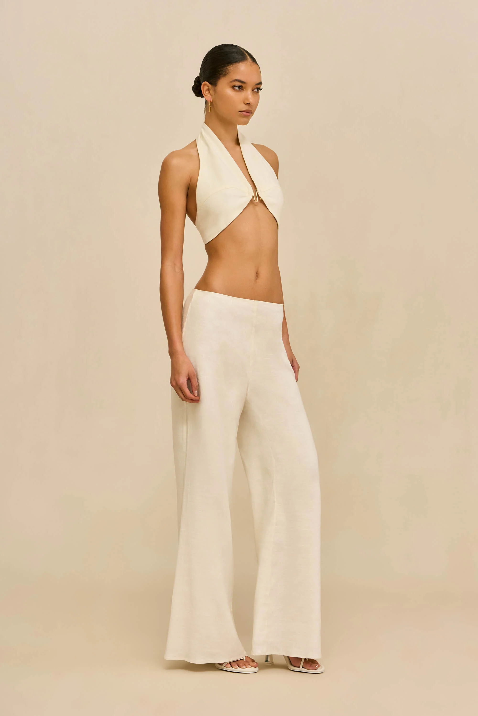 KORA PANT - OFF WHITE LINEN - Image 4
