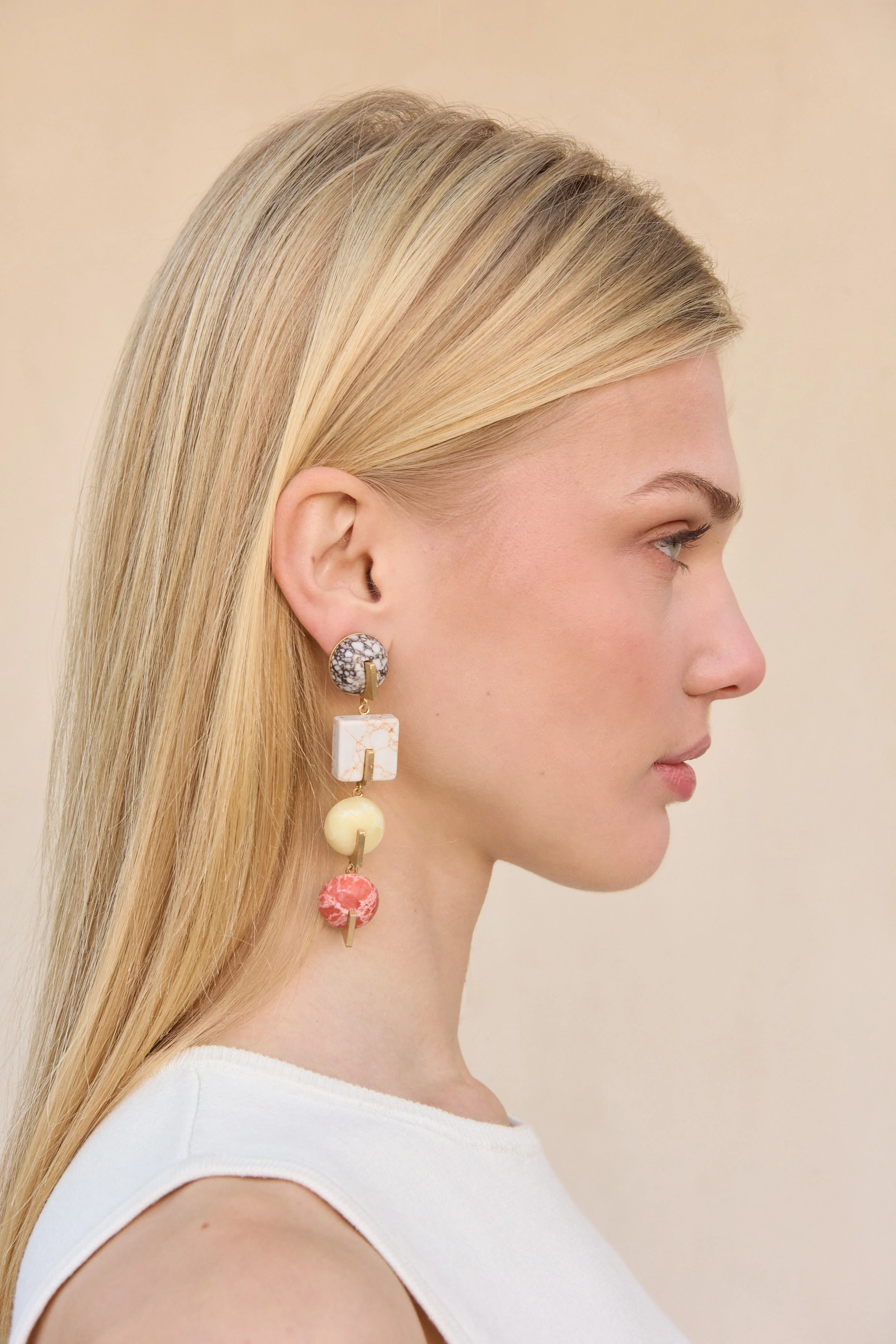 LAGUNA EARRING - EARTHTONE MULTI - Image 2