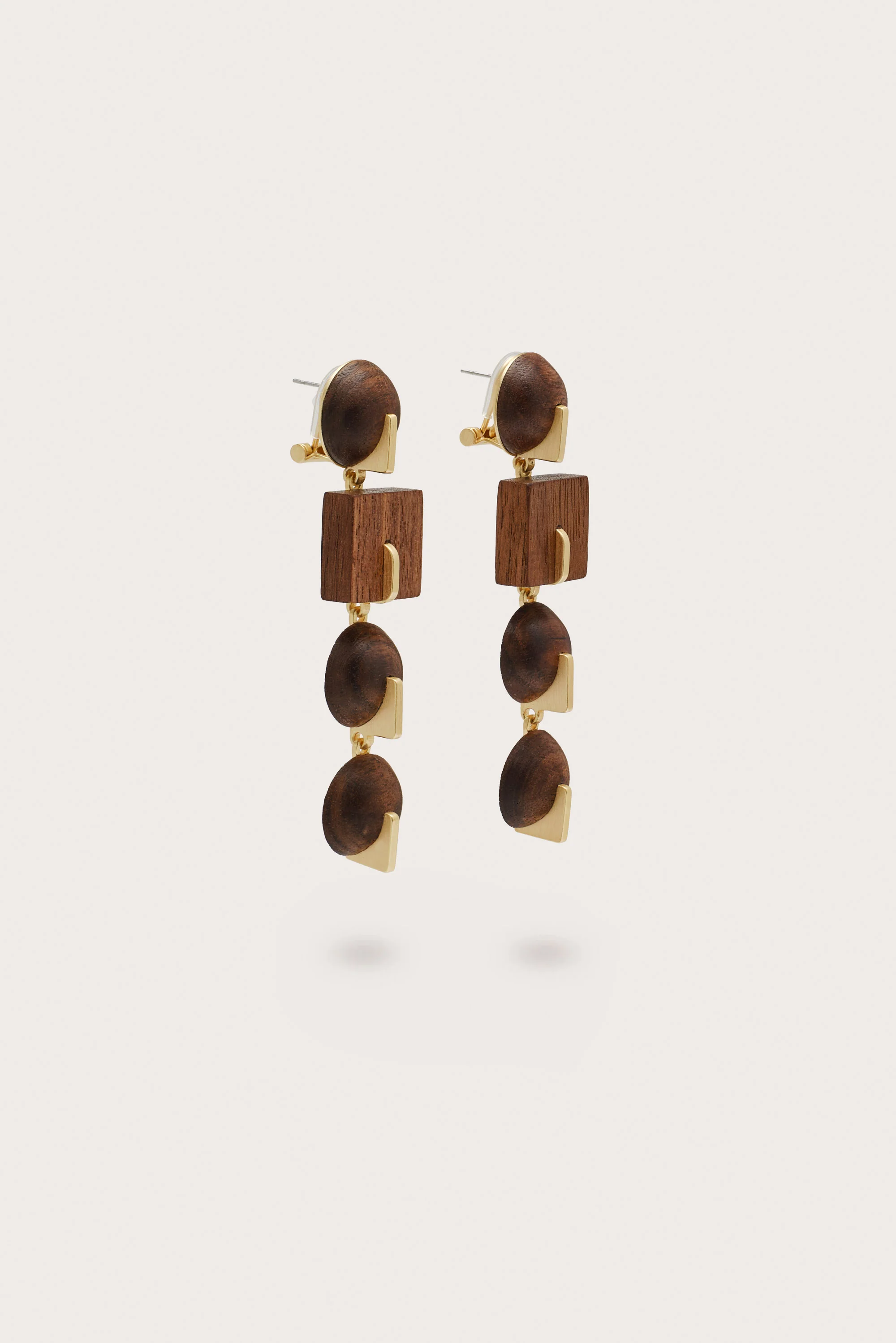 LAGUNA EARRING - WALNUT - Image 3