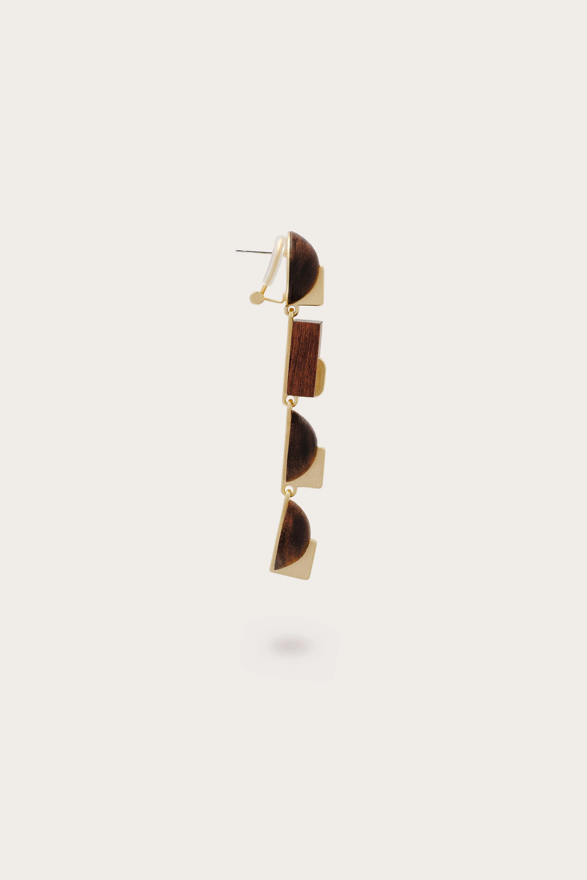 LAGUNA EARRING - WALNUT - Image 4