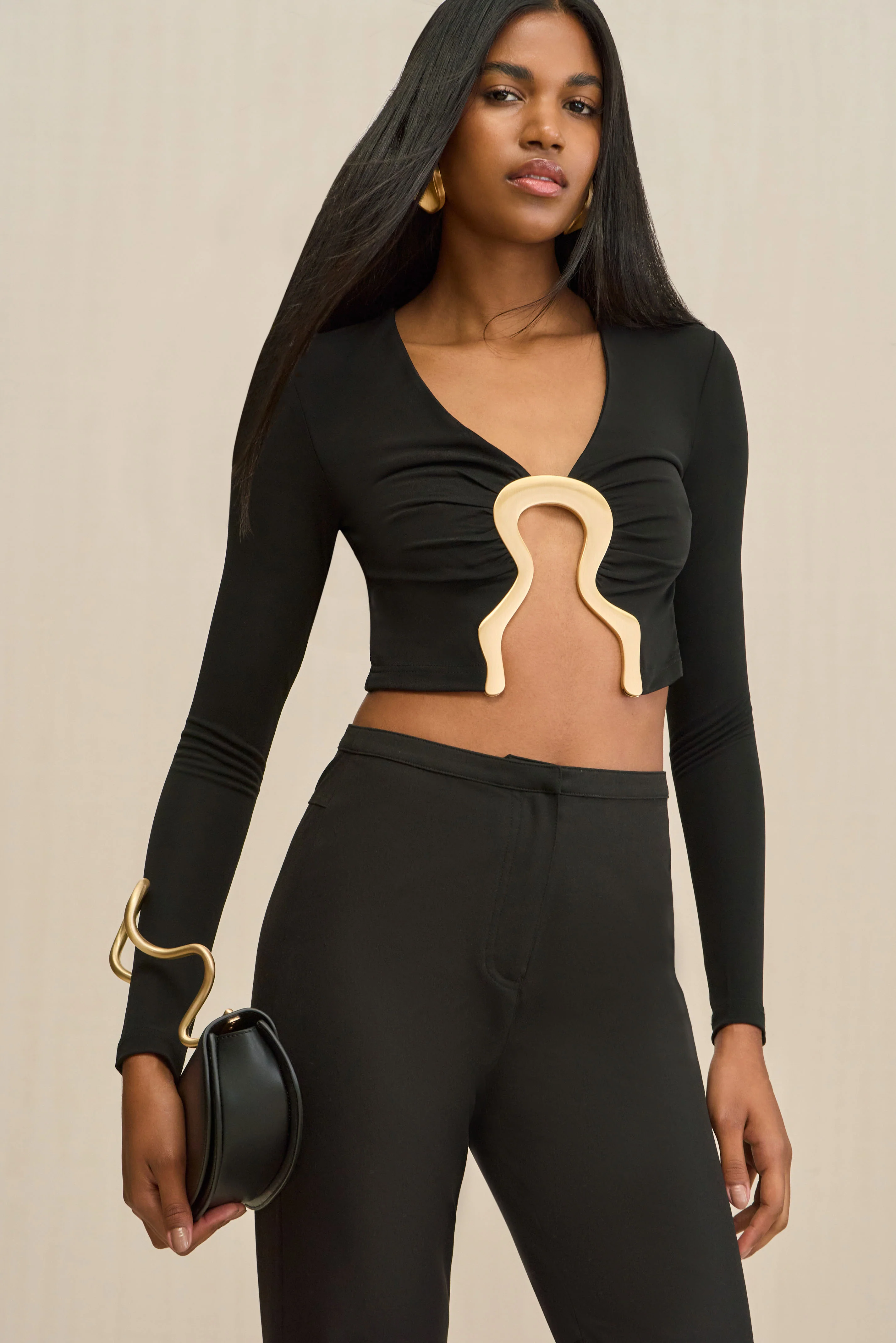 LAIA TOP - BLACK - Image 3