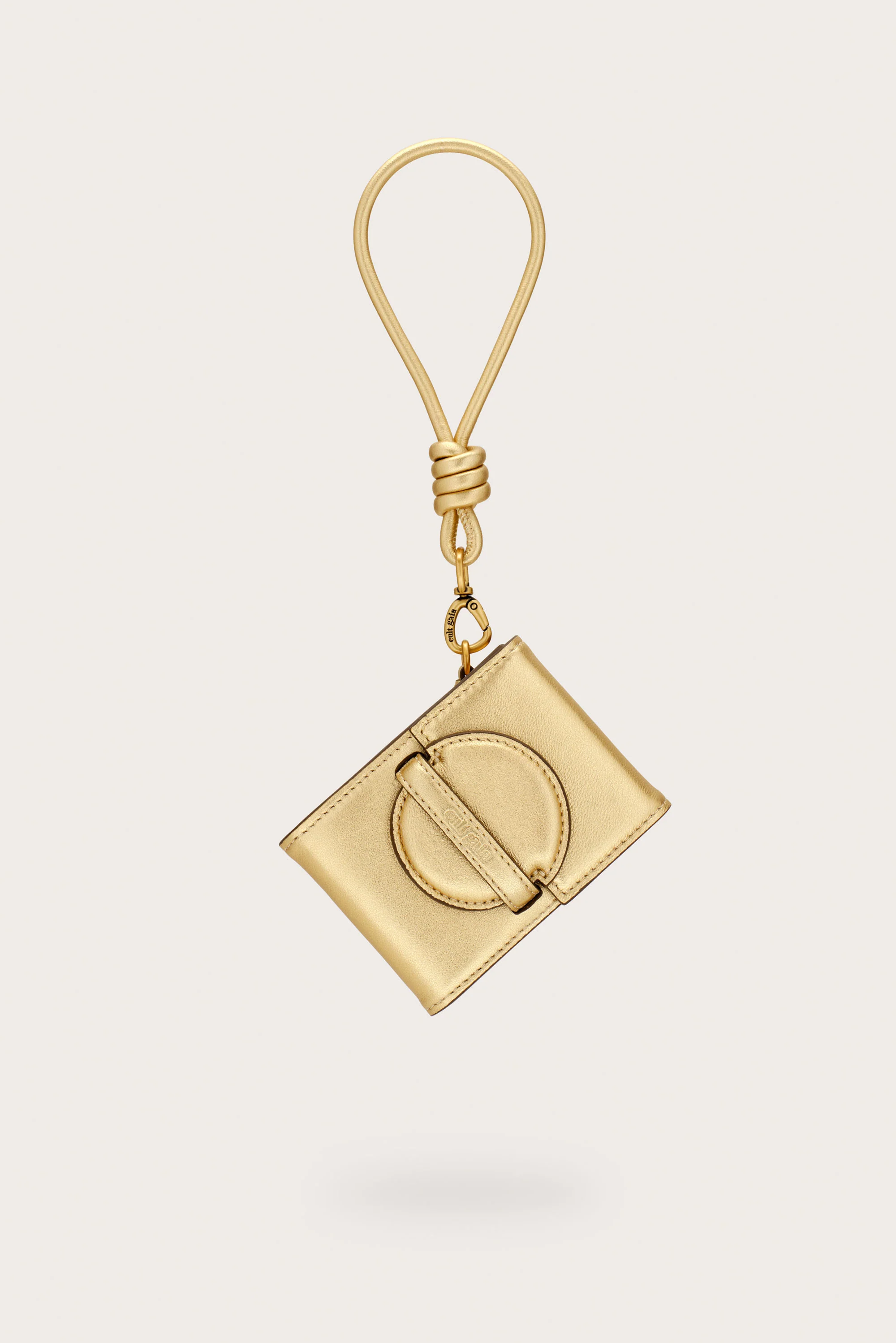 LEO CARD CASE - BRASS