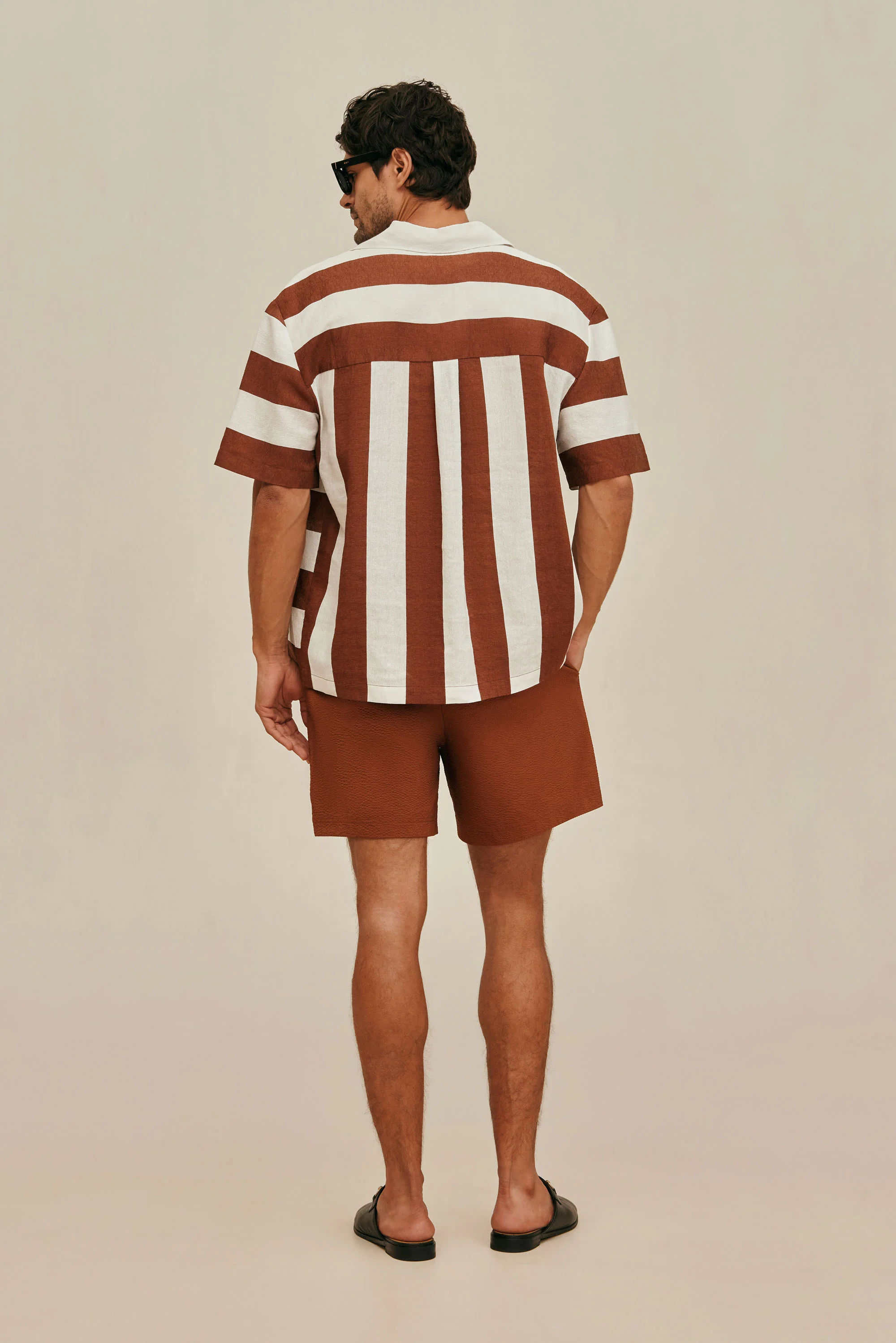 LEONARDO SHIRT - LARGE SADDLE STRIPE - Image 4