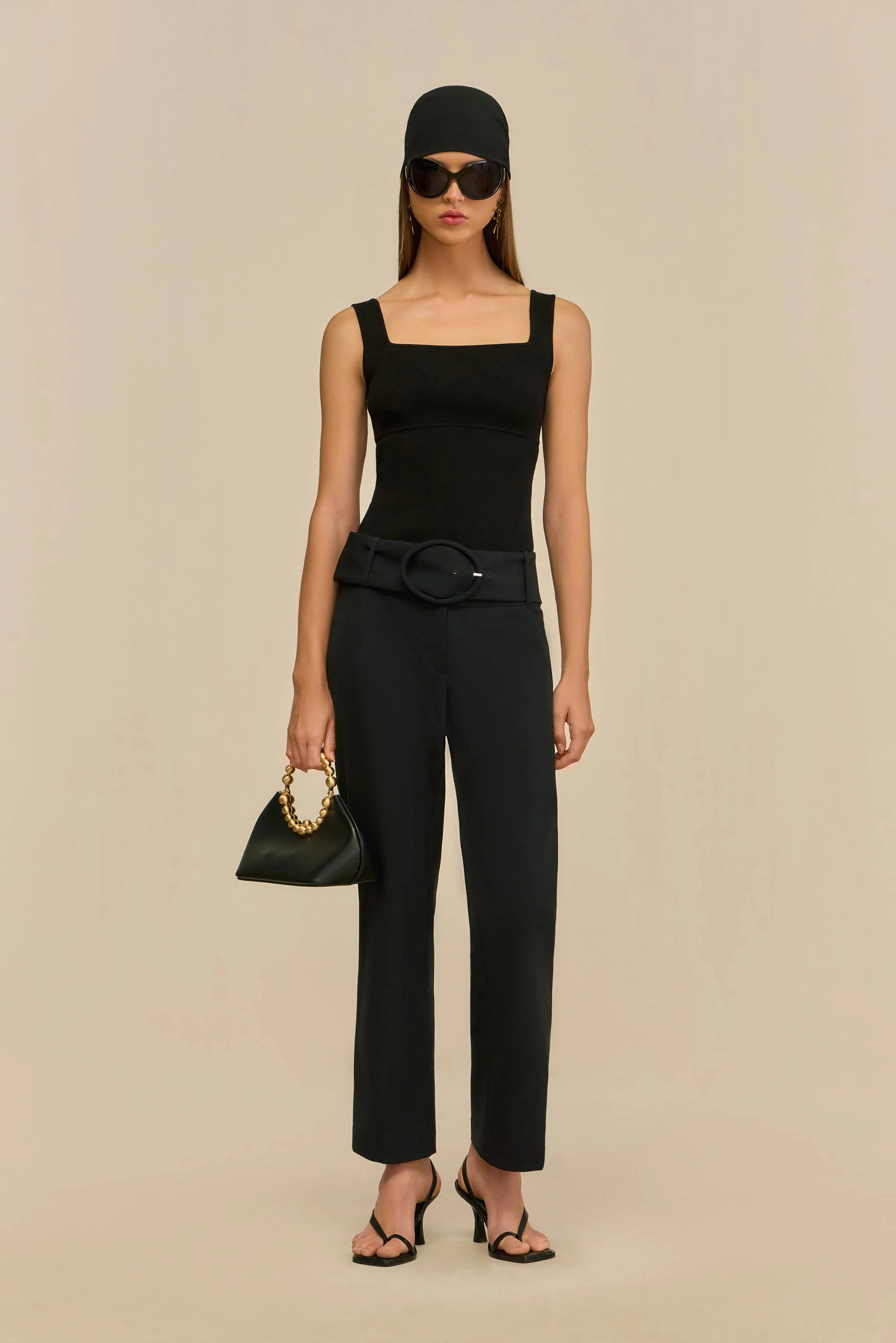 LEVI KNIT TOP - BLACK - Image 3