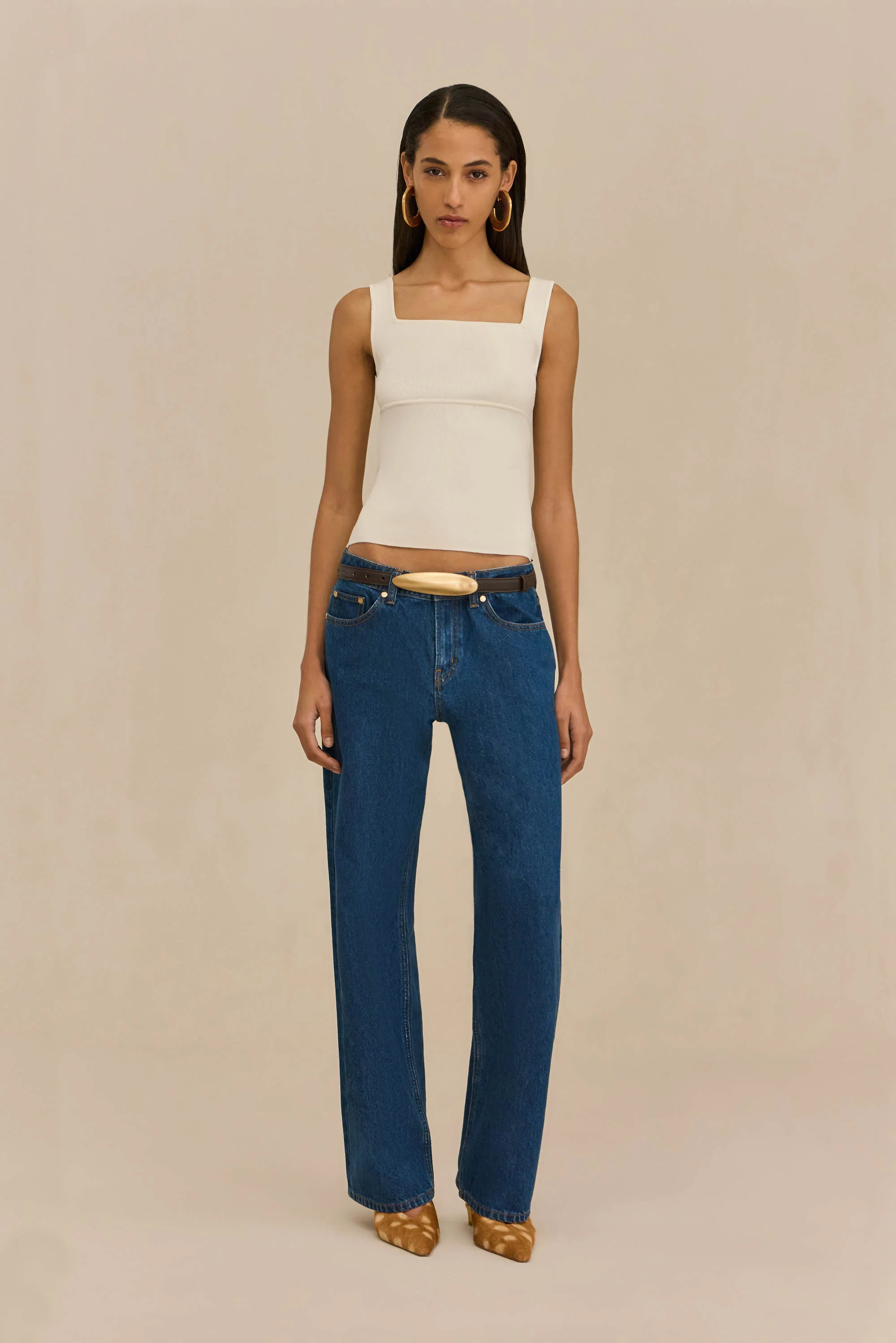 LEVI KNIT TOP - OFF WHITE - Image 3