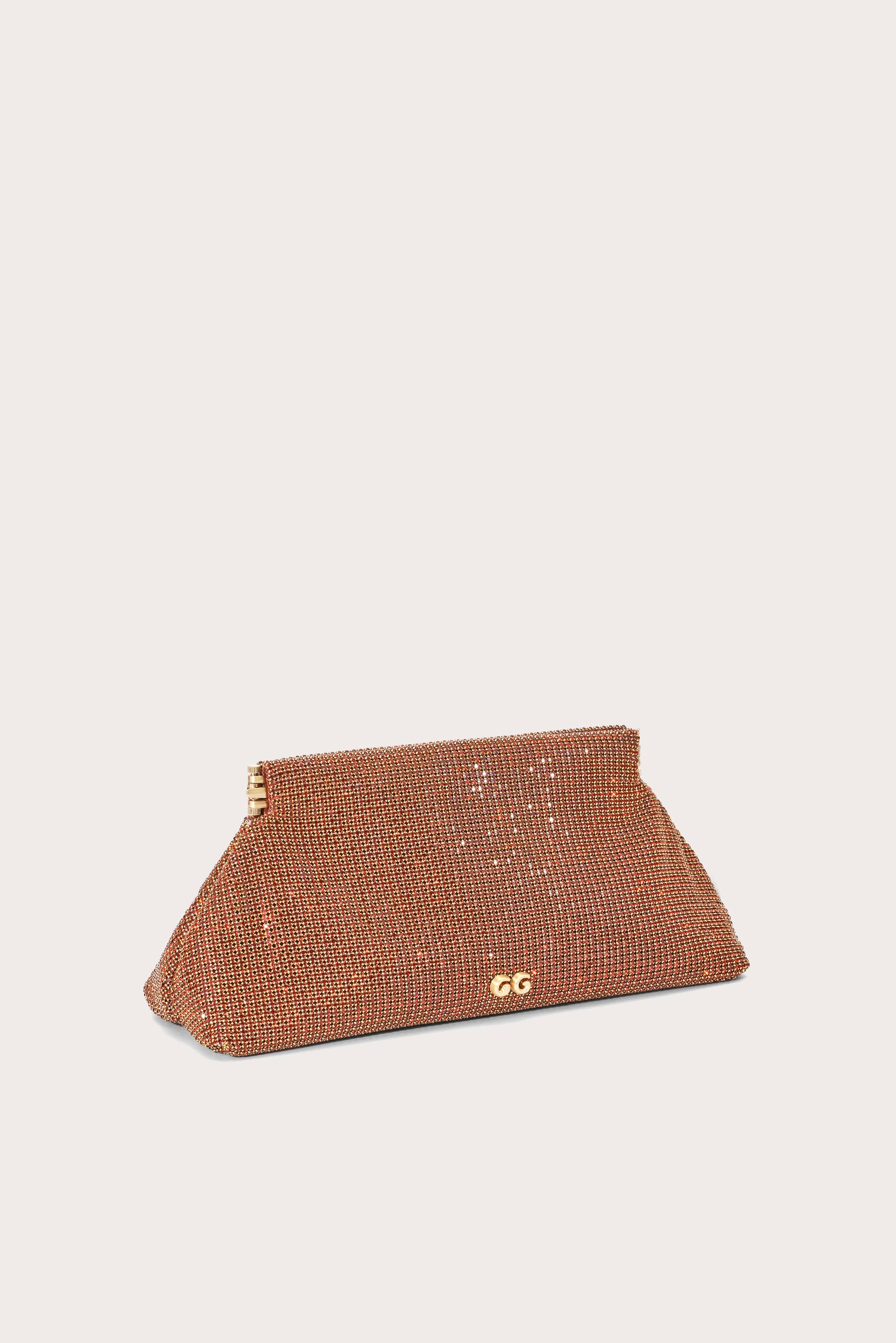 LILLIA RHINESTONE MINI CLUTCH - SMOKED TOPAZ - Image 2