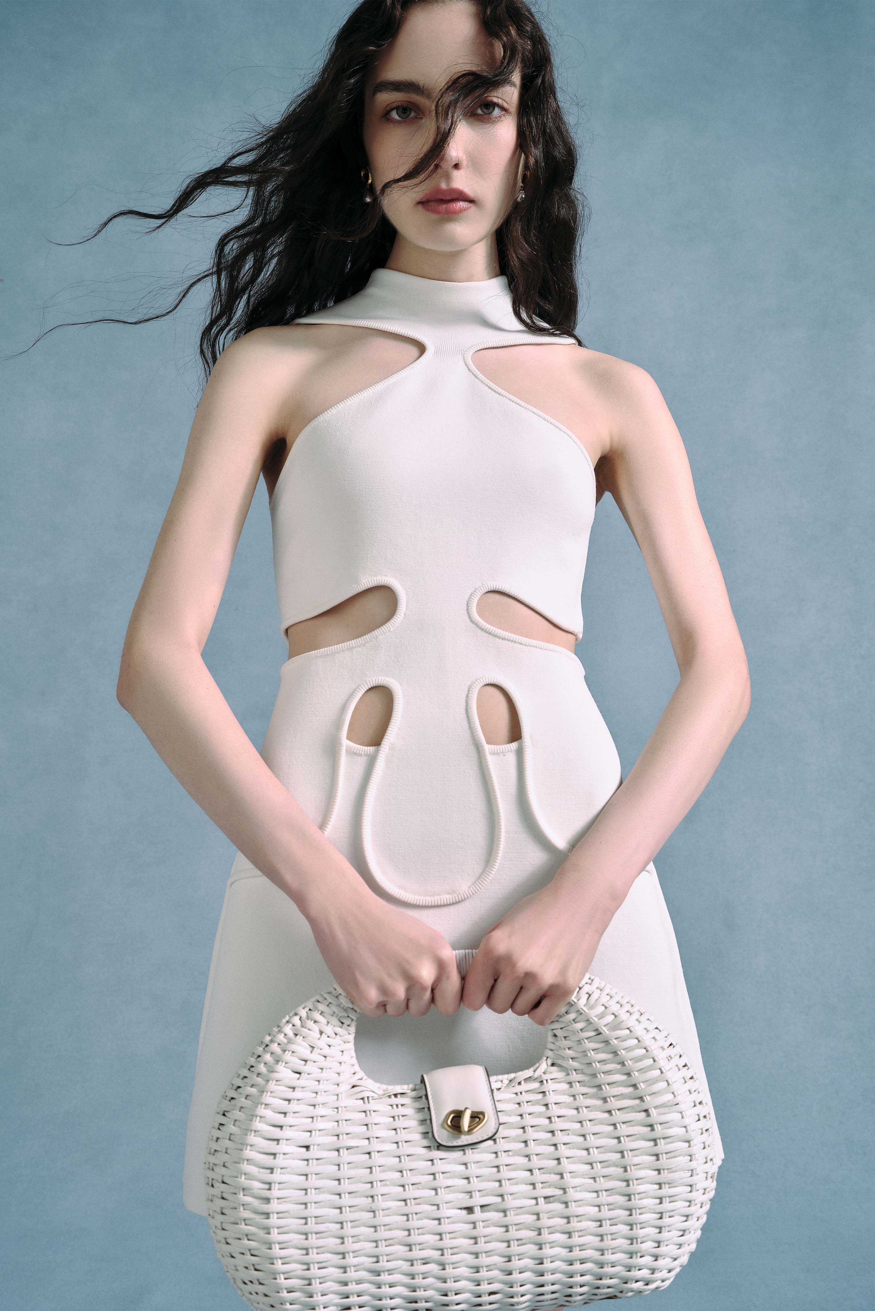 LILLIE KNIT DRESS - OFF WHITE - Image 6
