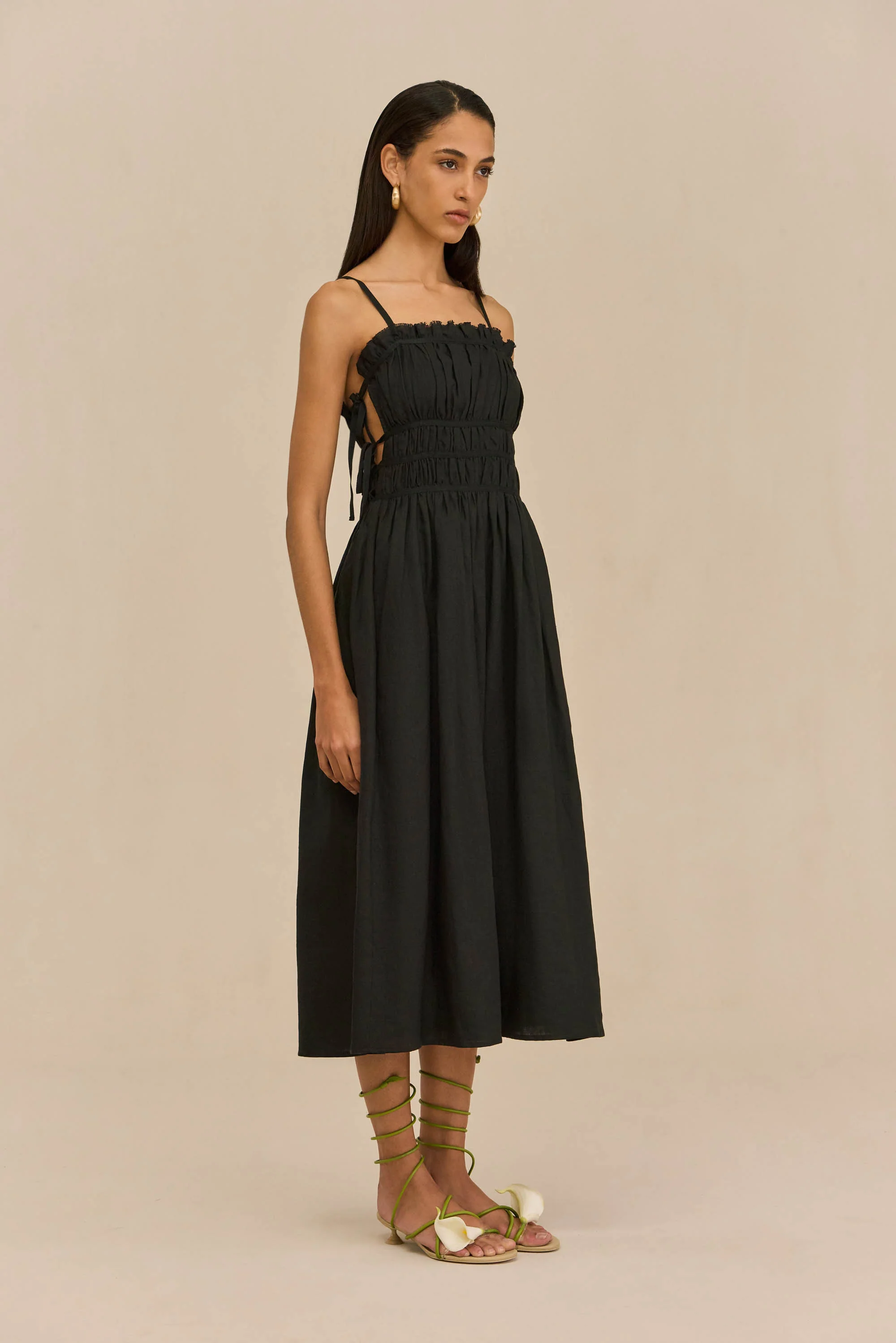 LOLA DRESS - BLACK - Image 5