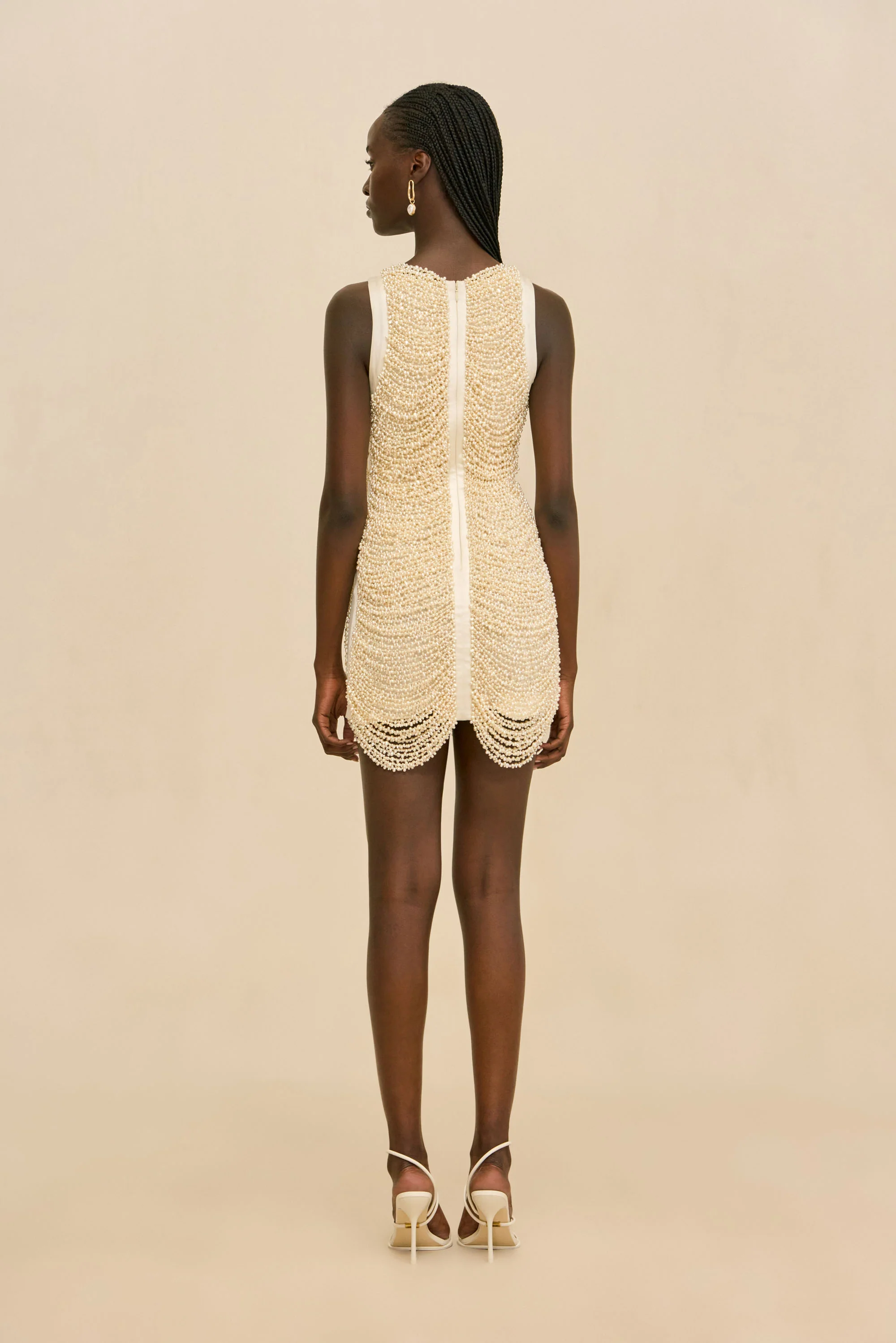 MADISON DRESS - OFF WHITE - Image 6