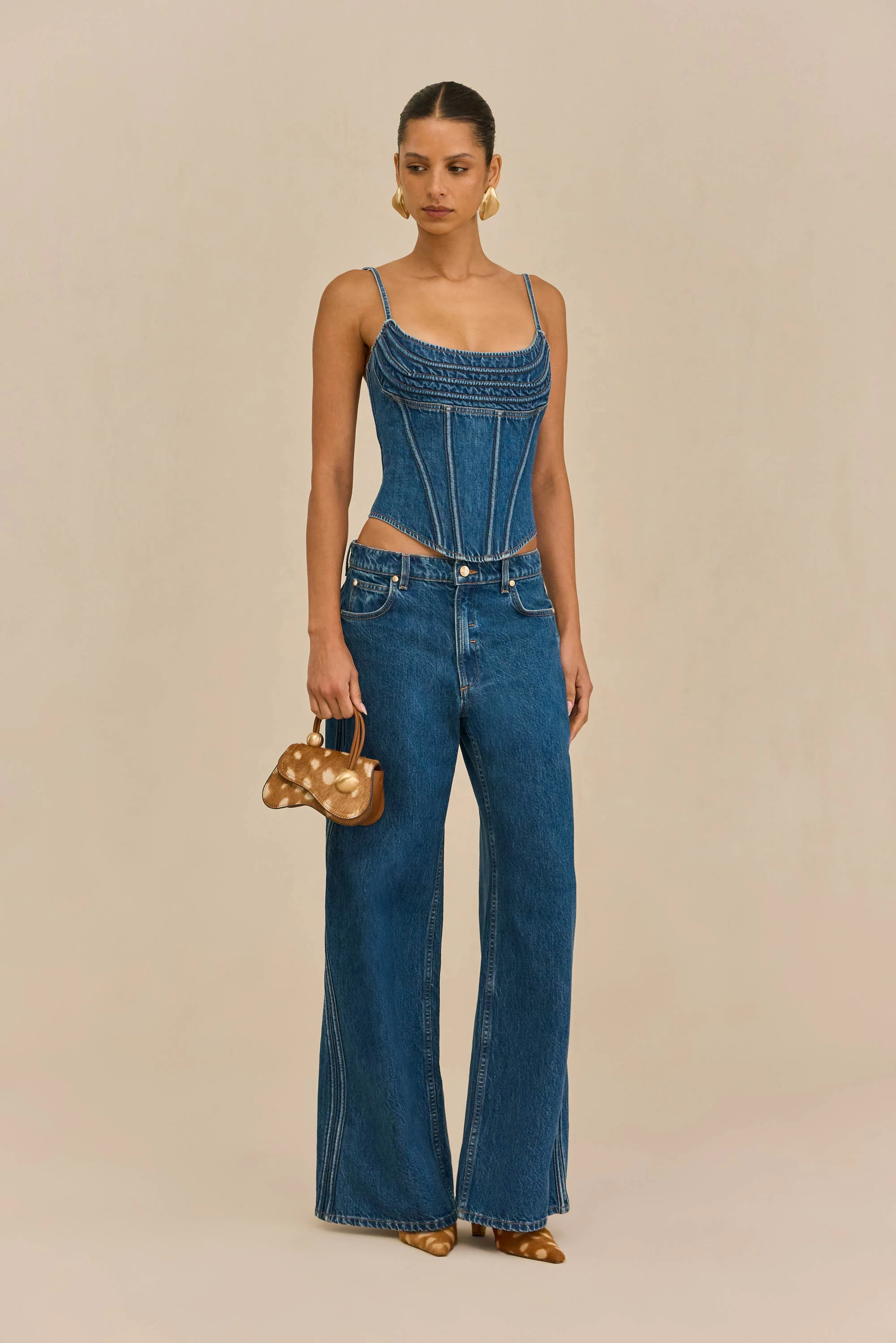 MAJA PANT - 80S BLUE - Image 2