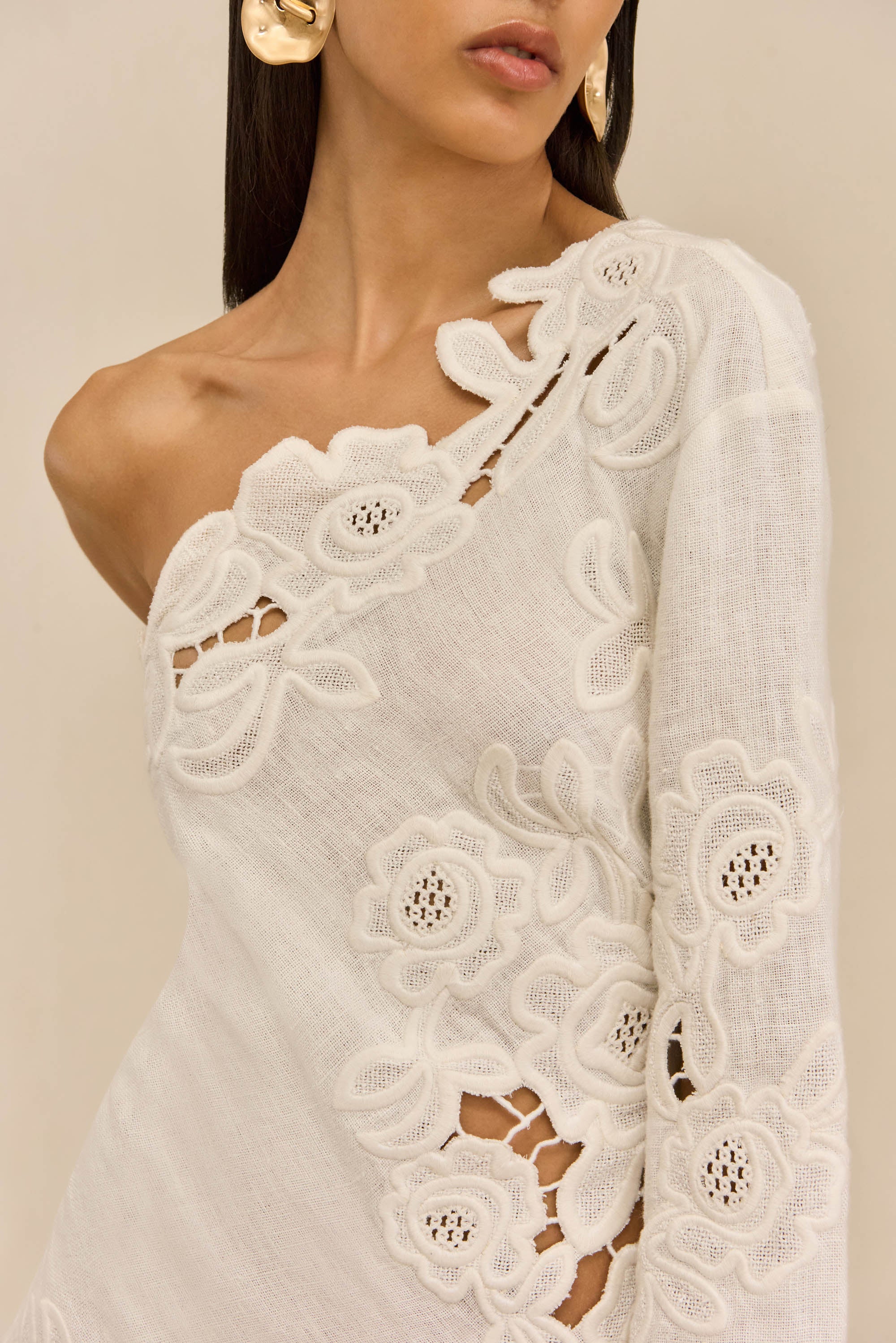 MARLENA DRESS - OFF WHITE - Image 3