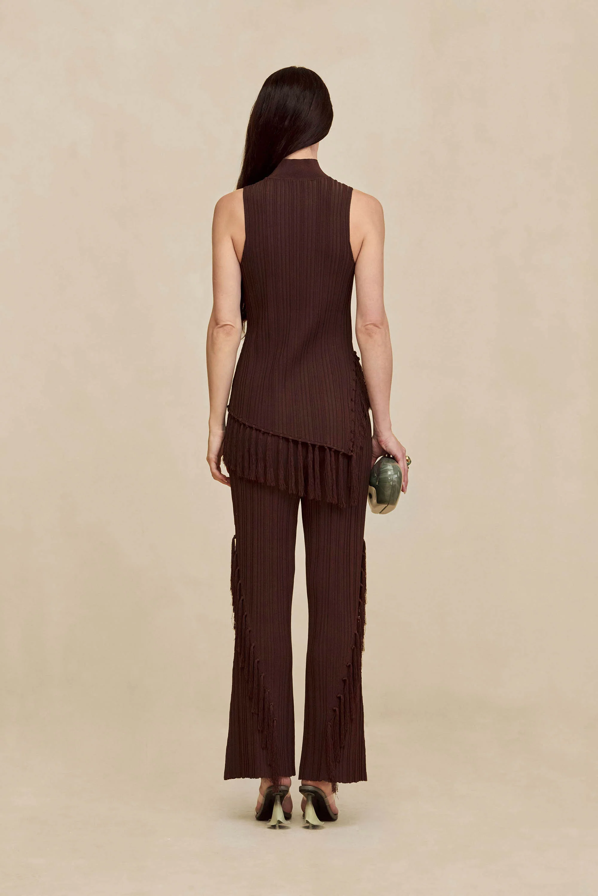 MAUDE KNIT PANT - JAVA - Image 5